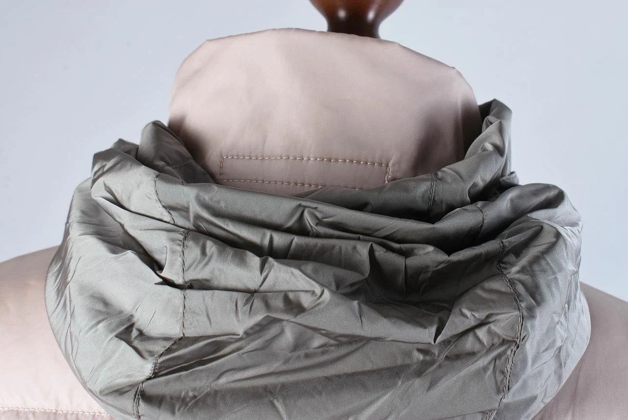 Prada Women's Prada Art. 280623 Down Puffer Jacket Nude Pink Beige Size US M / EU 48-50 / 2 - 7 Thumbnail