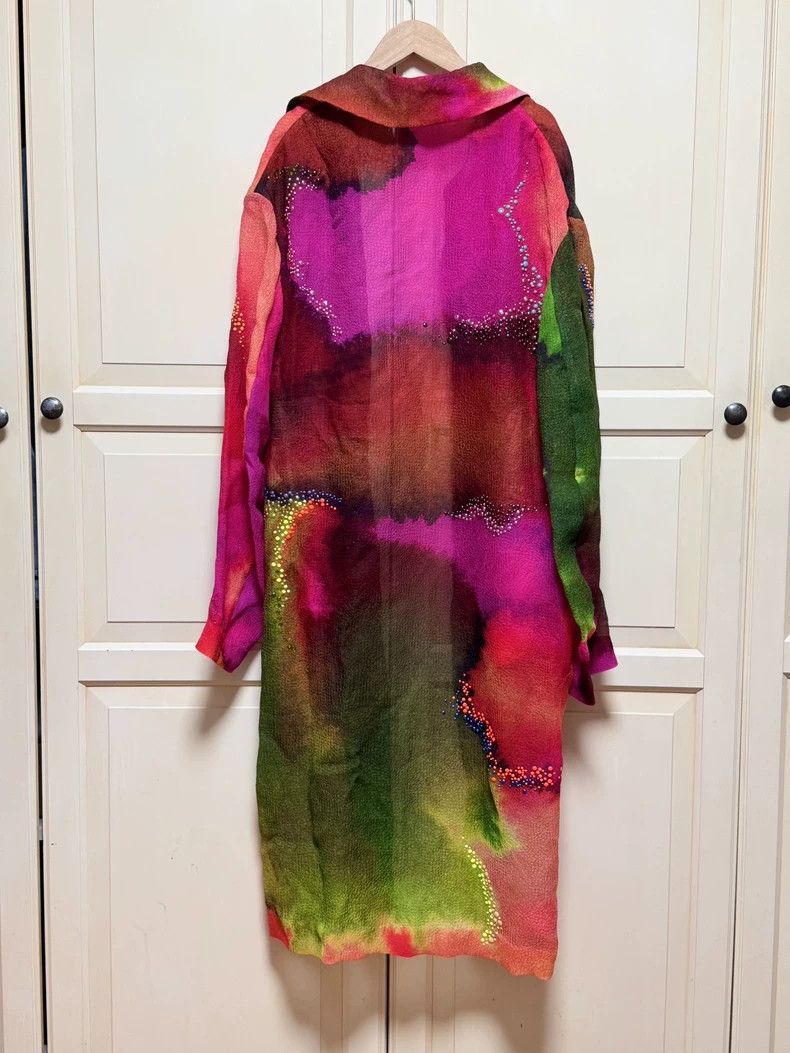 Dries Van Noten DRIES VAN NOTEN Tie-dyed silk cardigan Size M / US 6-8 / IT 42-44 - 6 Thumbnail