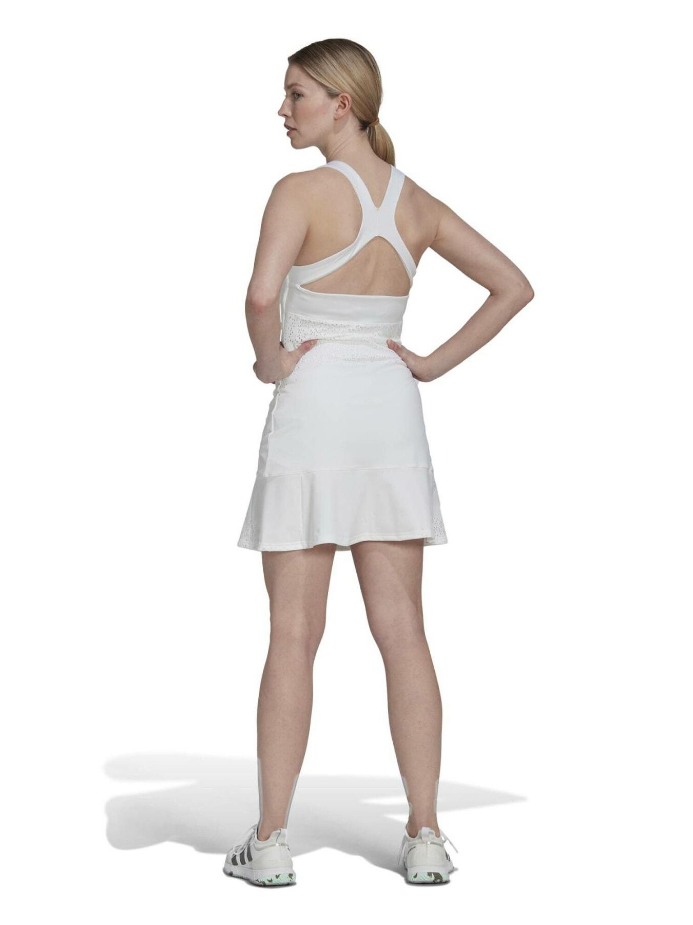 Adidas adidas Parley LDN Y-Dress 'White' (Wimbledon 2022) HT5947 Size XS / US 0-2 / IT 36-38 - 3 Thumbnail