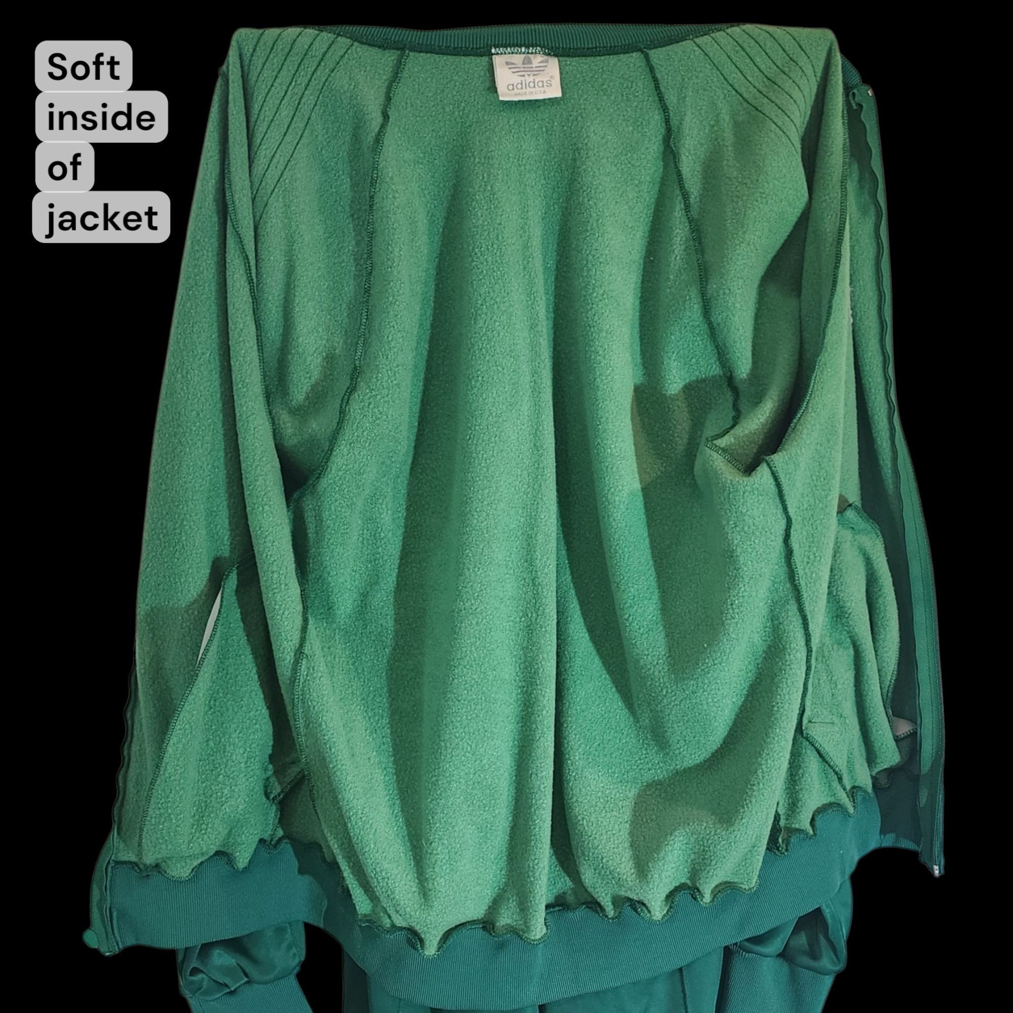 Adidas Vintage Adidas Trefoil Tracksuit 70s 80s Green Made in USA I Size US M / EU 48-50 / 2 - 7 Thumbnail