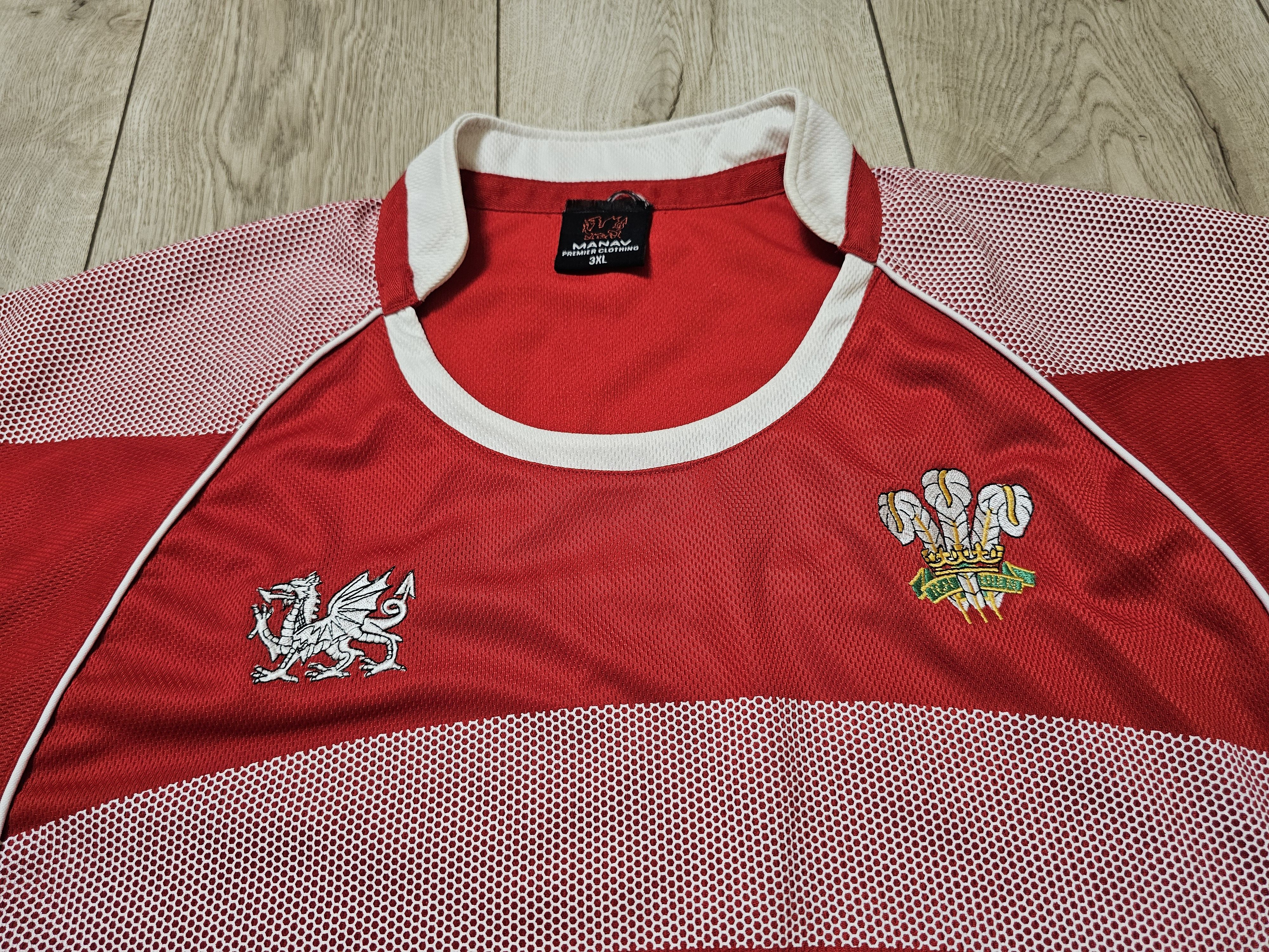 All Sport WALES RUGBY JERSEY VINTAGE WALES RUGBY JERSEY WRU RUGBY 3XL Size US XXL / EU 58 / 5 - 3 Thumbnail