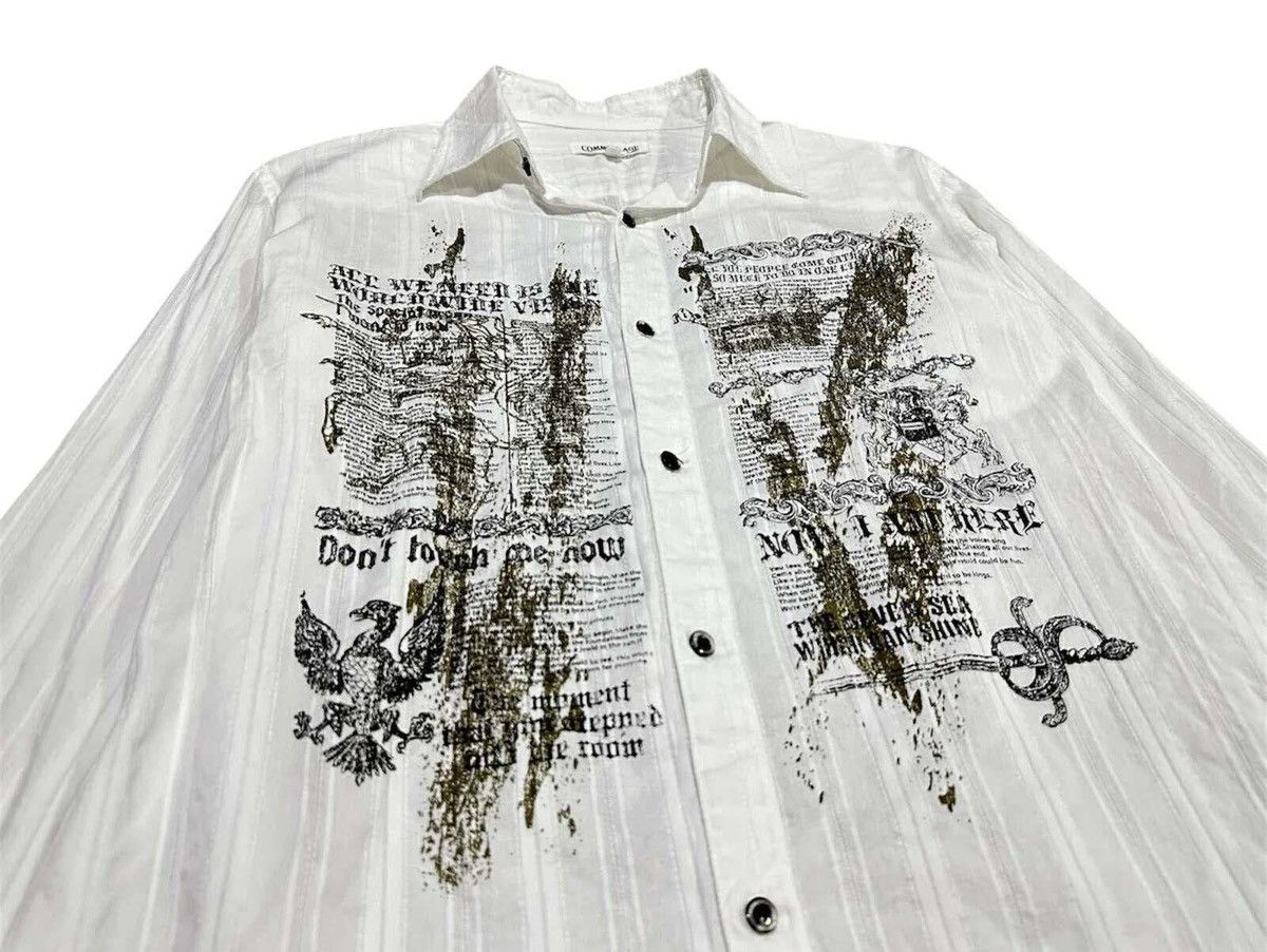 If Six Was Nine 🔥Sick Y2K Commontage Poem Shirt Long Sleeve Gothic Punk Size US M / EU 48-50 / 2 - 2 Thumbnail