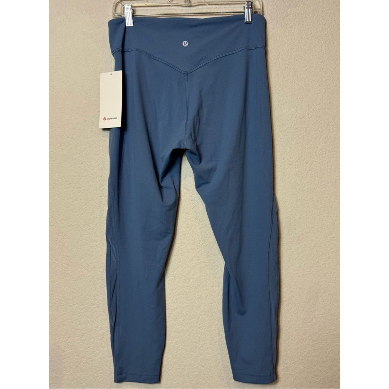 Lululemon Lululemon High Rise Mesh Panel 25 inch Leggings Blue sz 14 Size 36" / US 14 / IT 50 - 4 Thumbnail