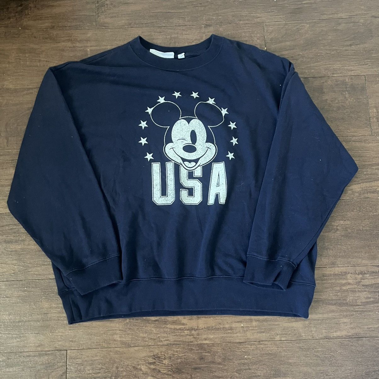 Disney GAP x Disney Mickey Mouse USA crewneck 🐭🇺🇸 Size US XL / EU 56 / 4 - 1 Thumbnail