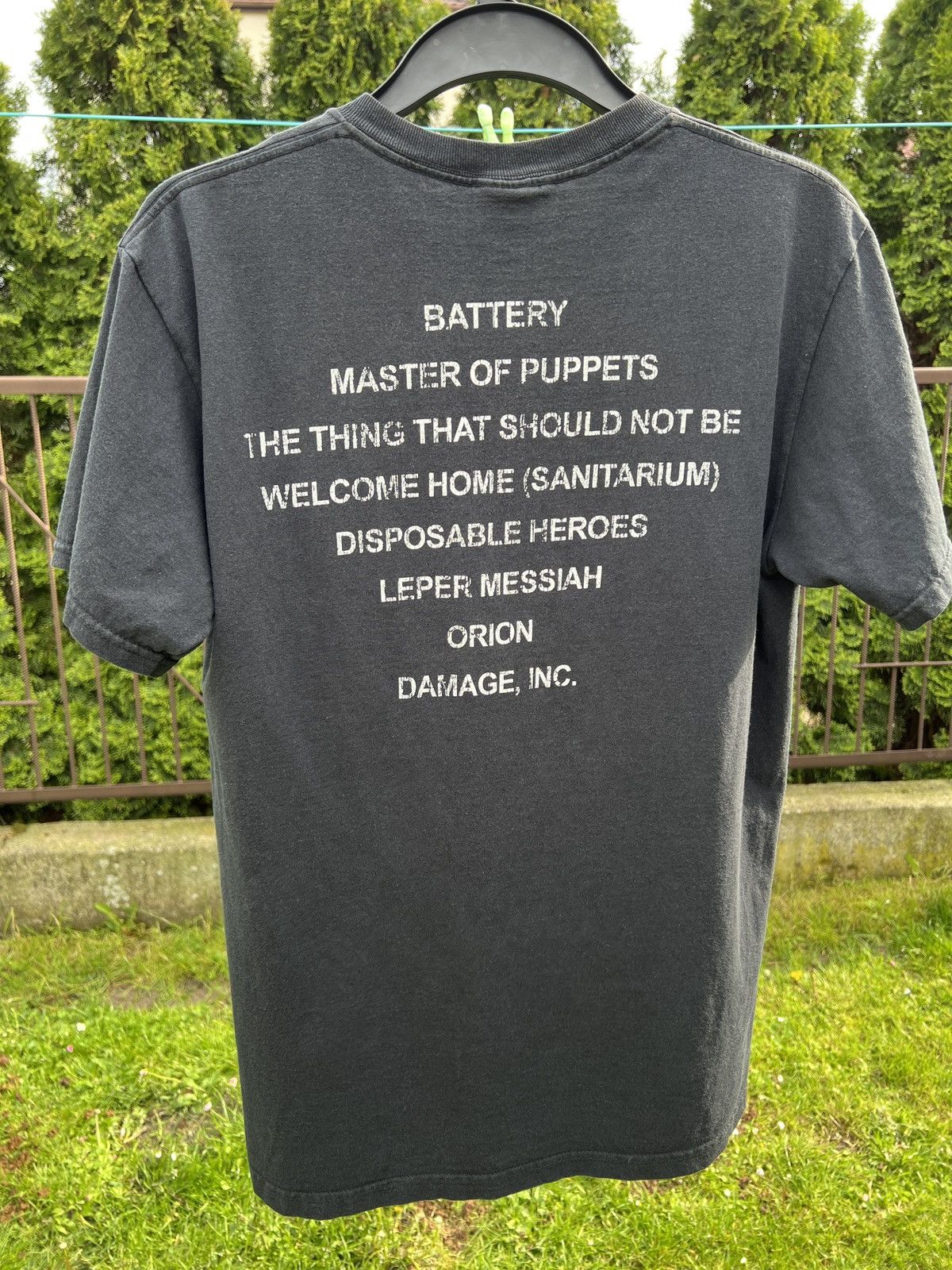 Band Tees × Metallica × Vintage Vintage Metallica “ master of puppets “ jerzees tee 00s Size US M / EU 48-50 / 2 - 4 Thumbnail