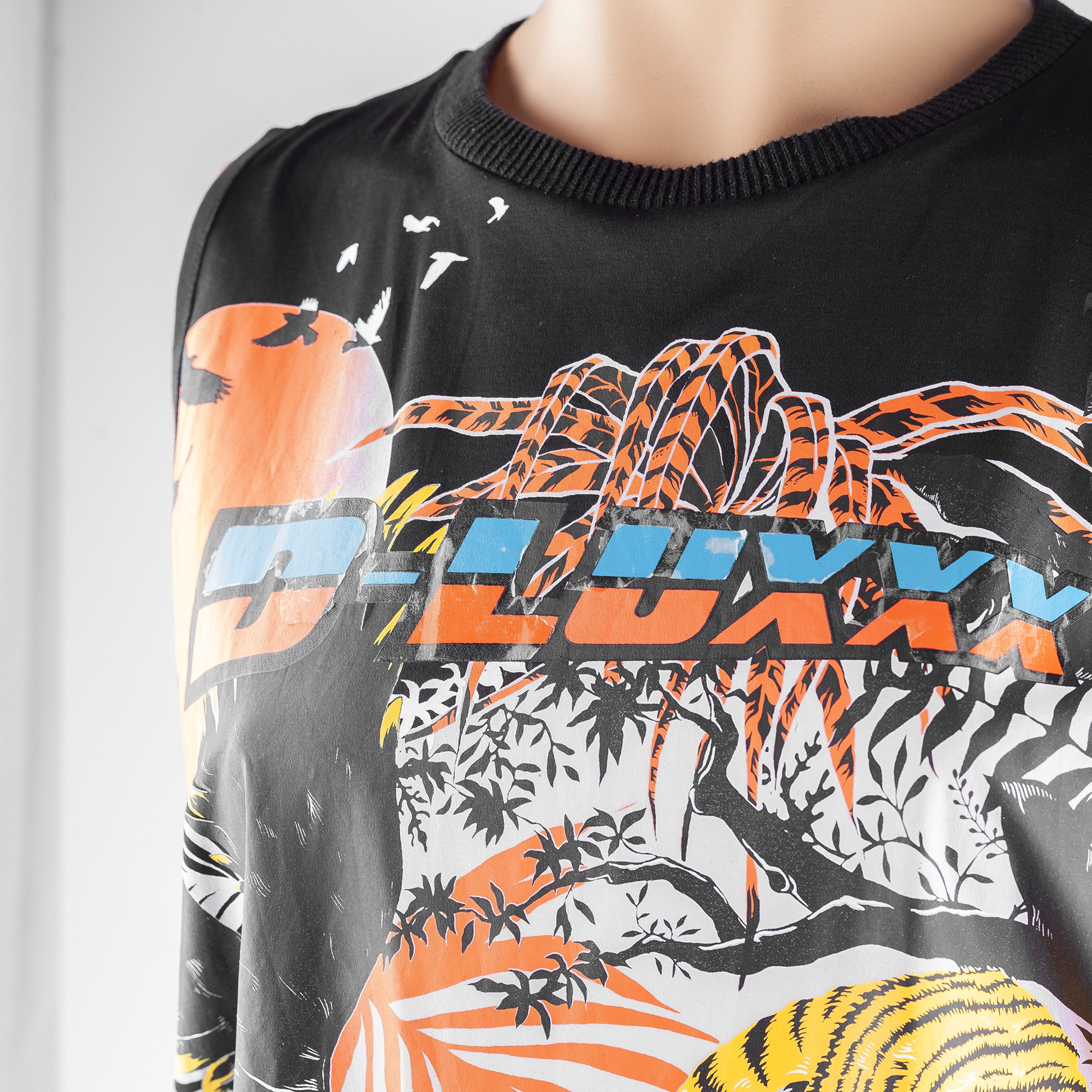 Diesel Diesel Oriental Print Black Printed Tank Top (XL) Size XL / US 12-14 / IT 48-50 - 2 Thumbnail