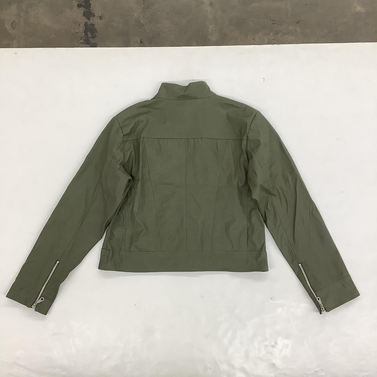 Vintage Green Moto Jacket Size L / US 10 / IT 46 - 3 Thumbnail