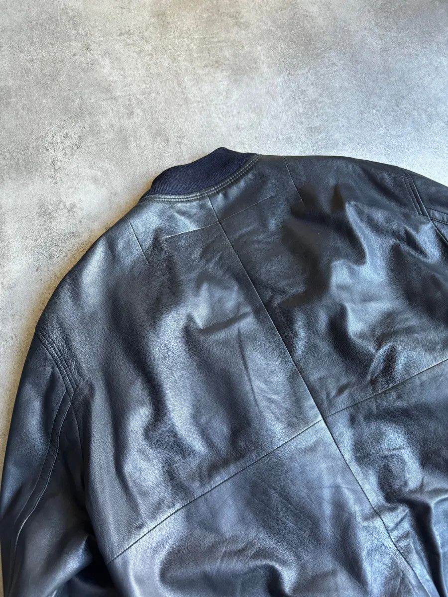 Givenchy SS2013 Givenchy Black Leather Brut Leather Jacket by Riccardo Tisci Size US L / EU 52-54 / 3 - 6 Thumbnail