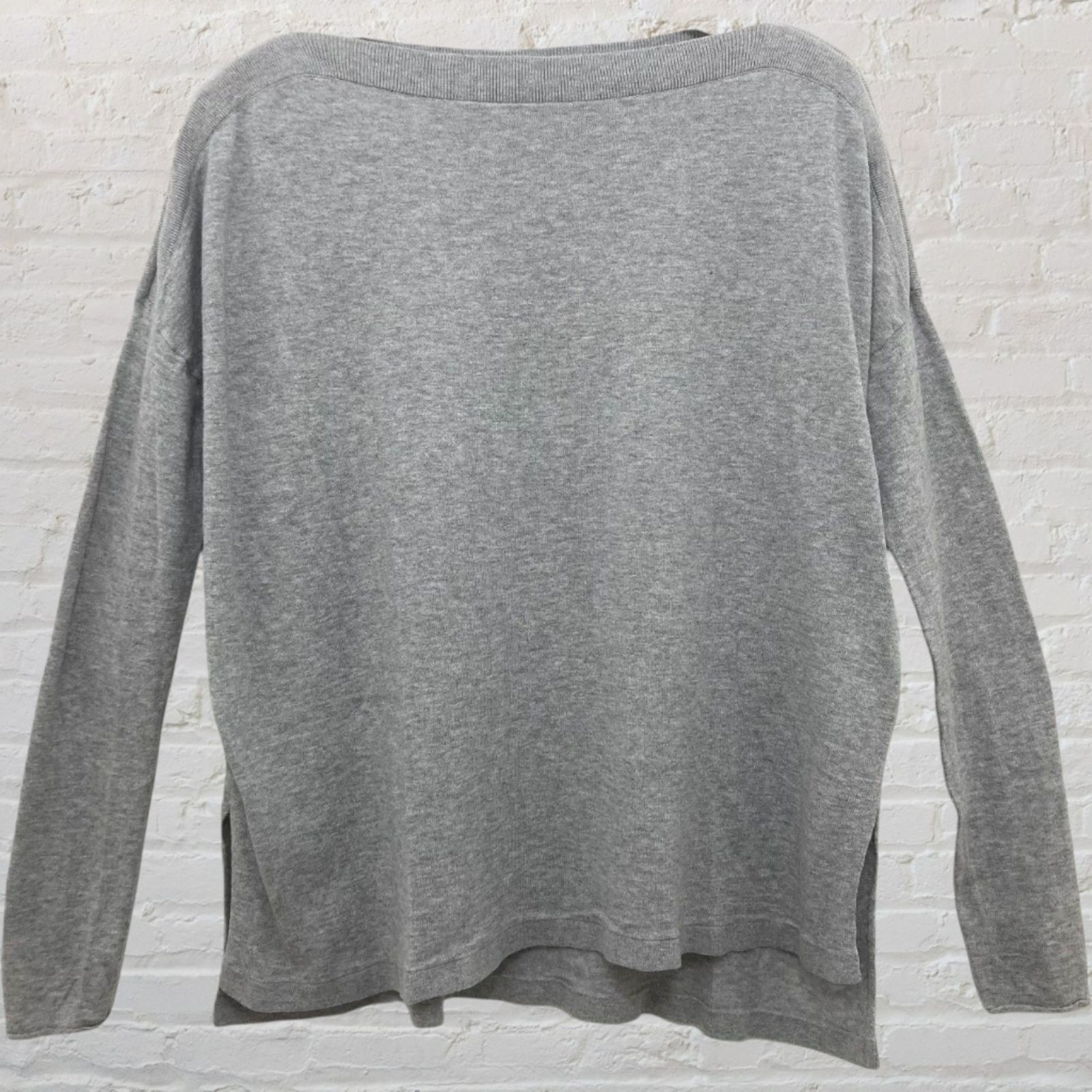 Vince Vince Gray Cotton Sweater Size S / US 4 / IT 40 - 2 Thumbnail