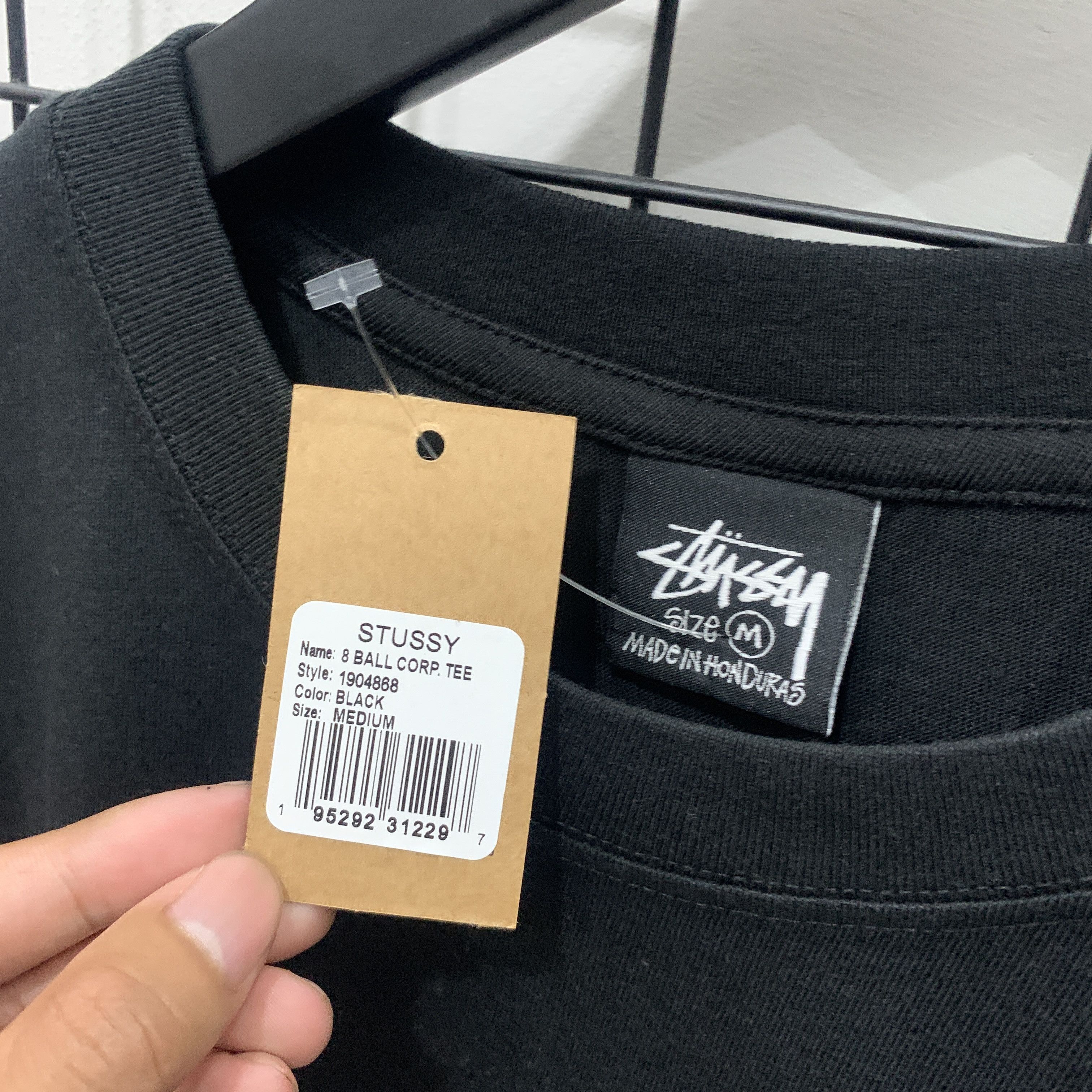 Stussy Stussy tee black Size US M / EU 48-50 / 2 - 4 Thumbnail