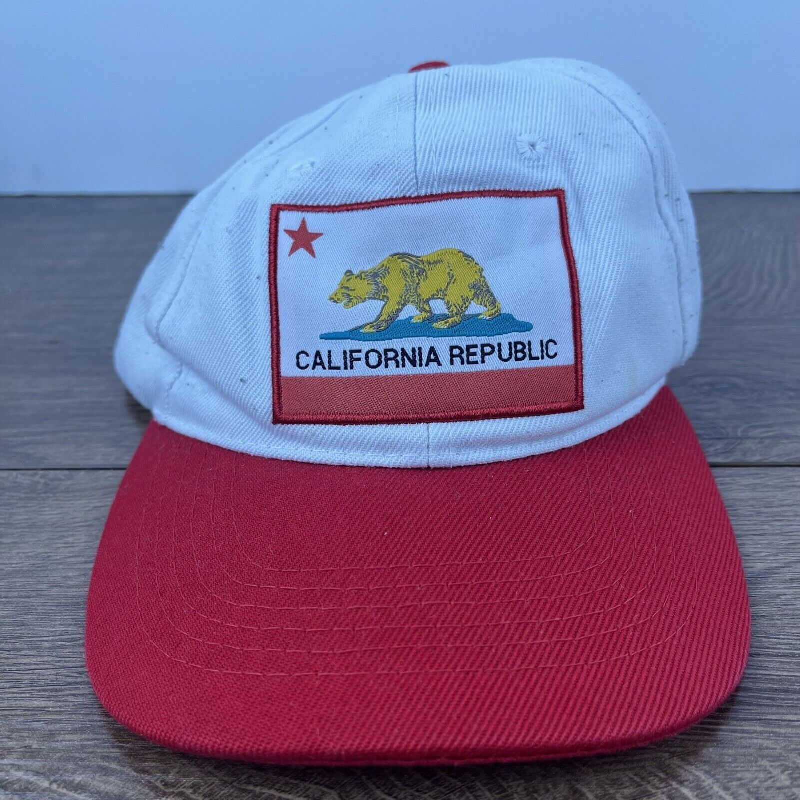 Other California Republic Hat California Adjustable Hat White Hat Size ONE SIZE - 1 Thumbnail