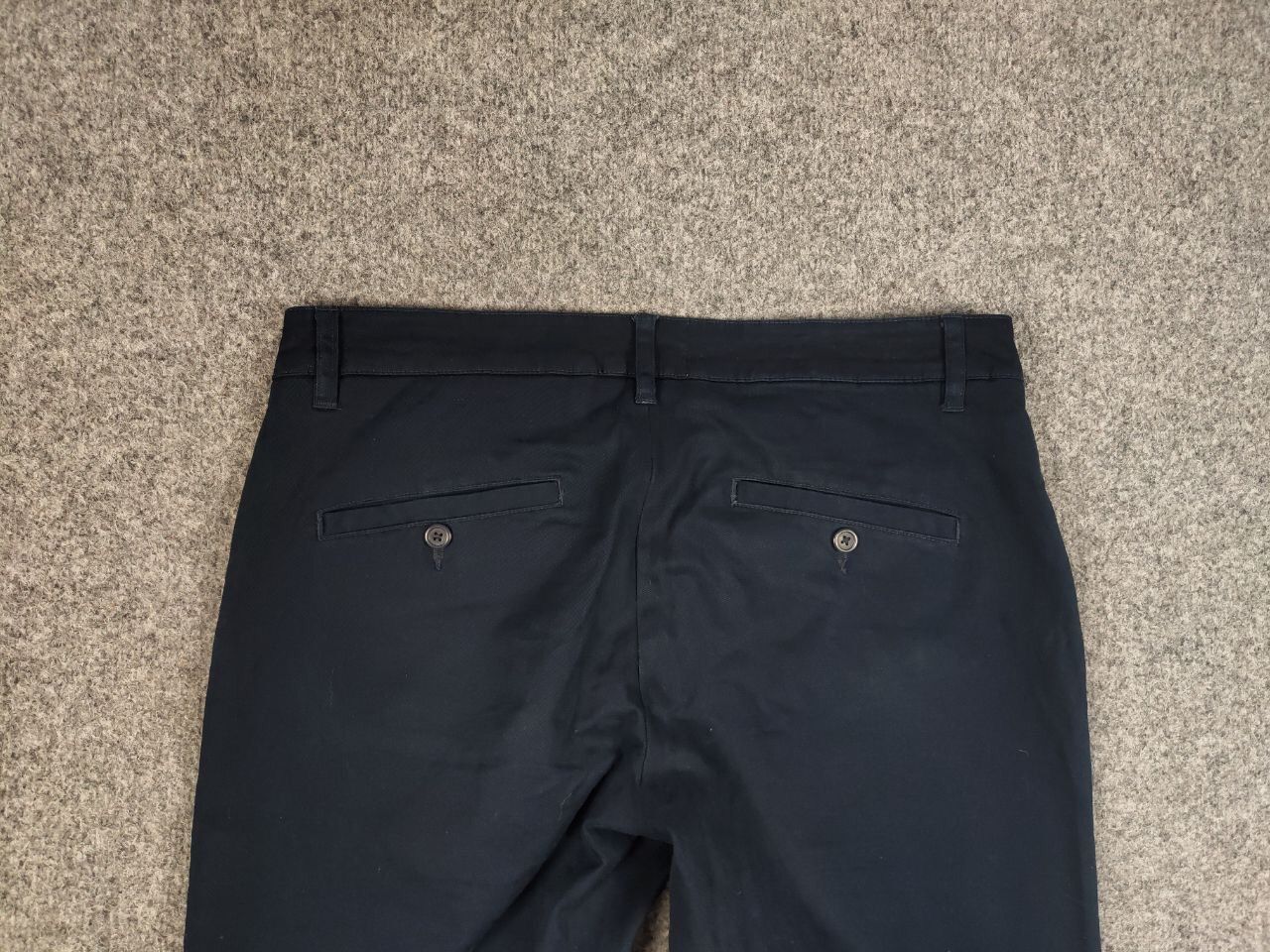 Folk Folk Design Classic Navy Blue Cotton Trouser Pants Size US 34 / EU 50 - 10 Thumbnail