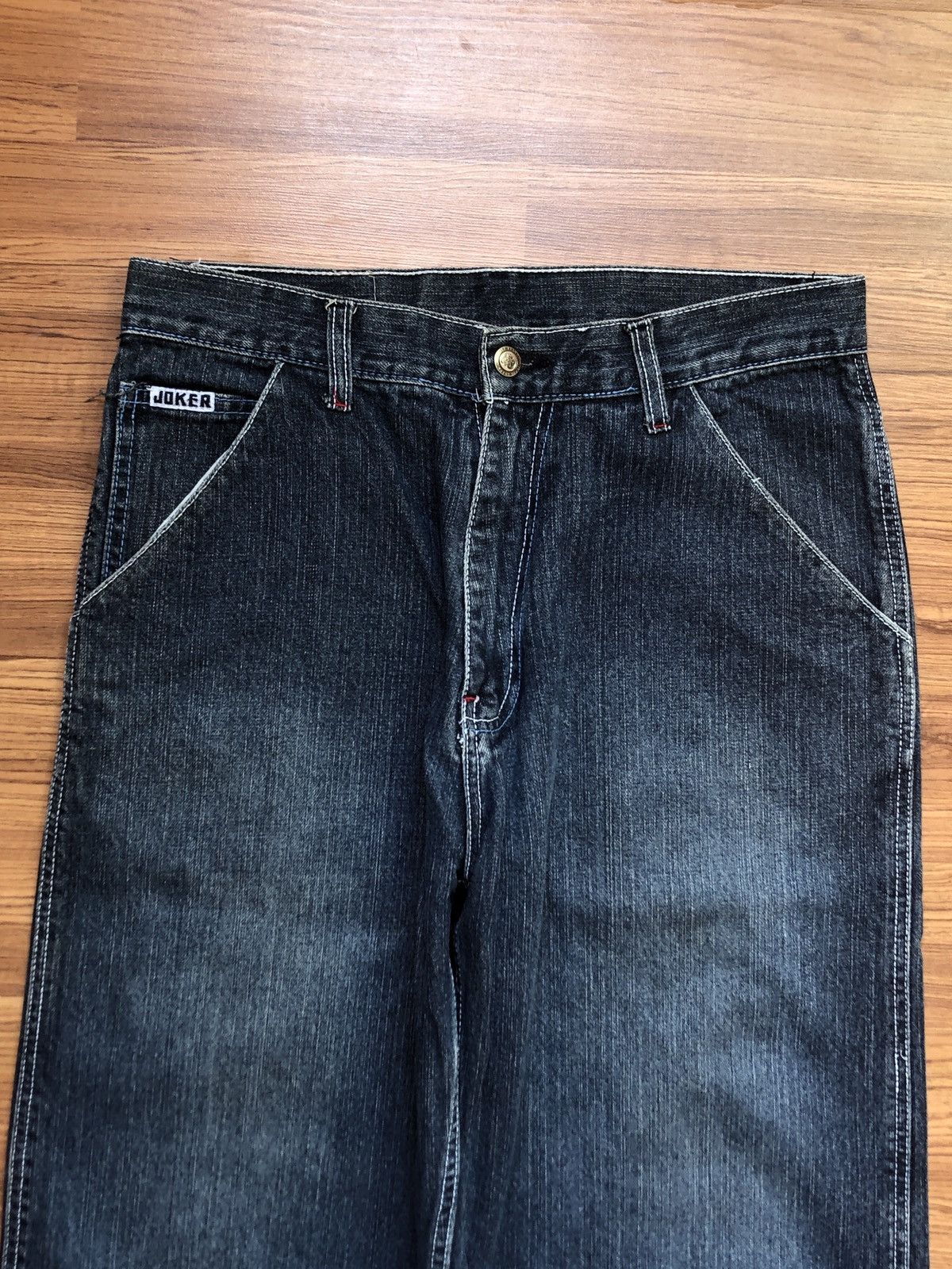 Born X Raised JOKER BRAND Blue Denim Pants Size US 32 / EU 48 - 4 Thumbnail