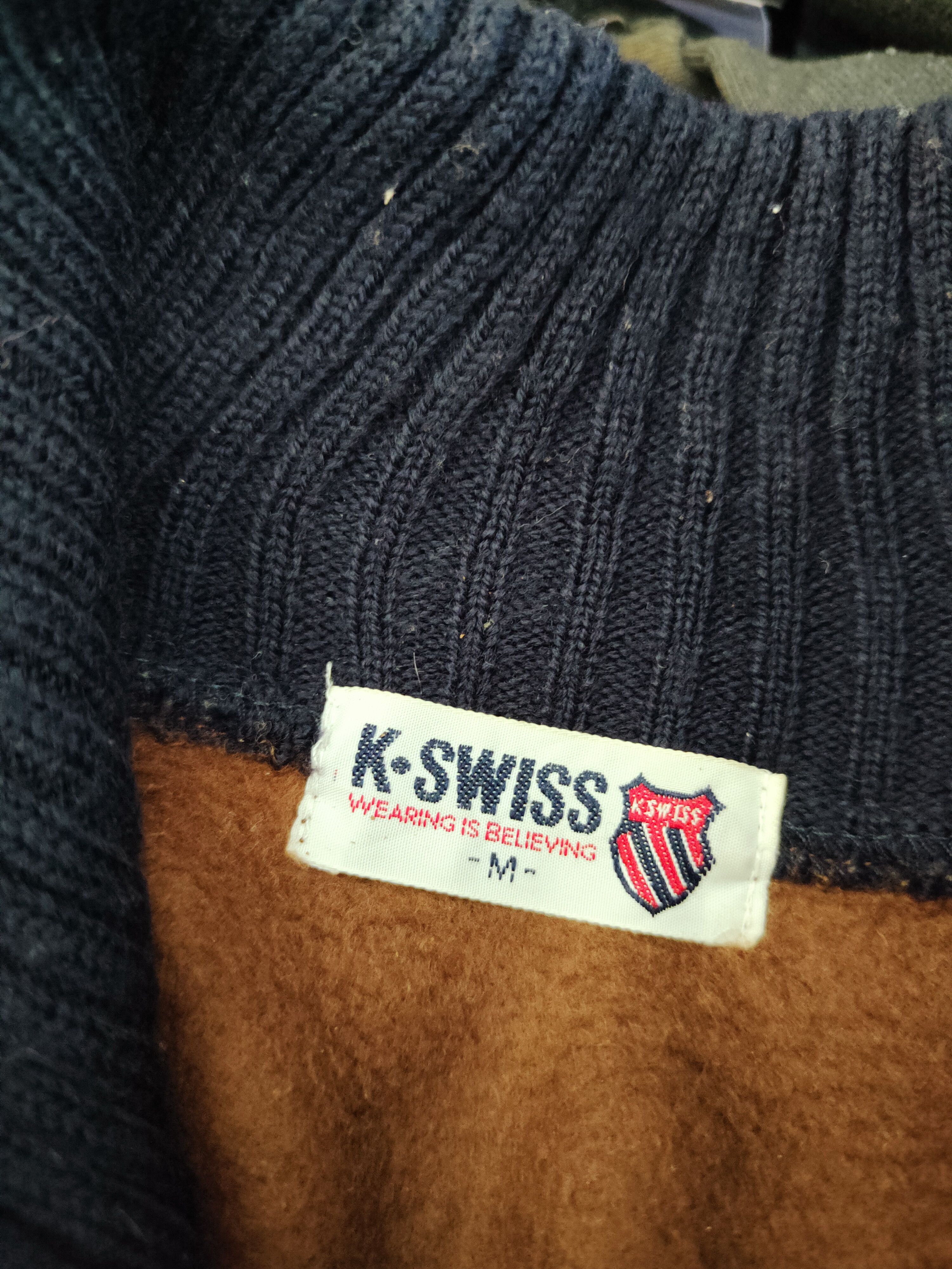 K-Swiss K Swiss Dark Brown Vintage Varsity Jackets Size US M / EU 48-50 / 2 - 13 Thumbnail