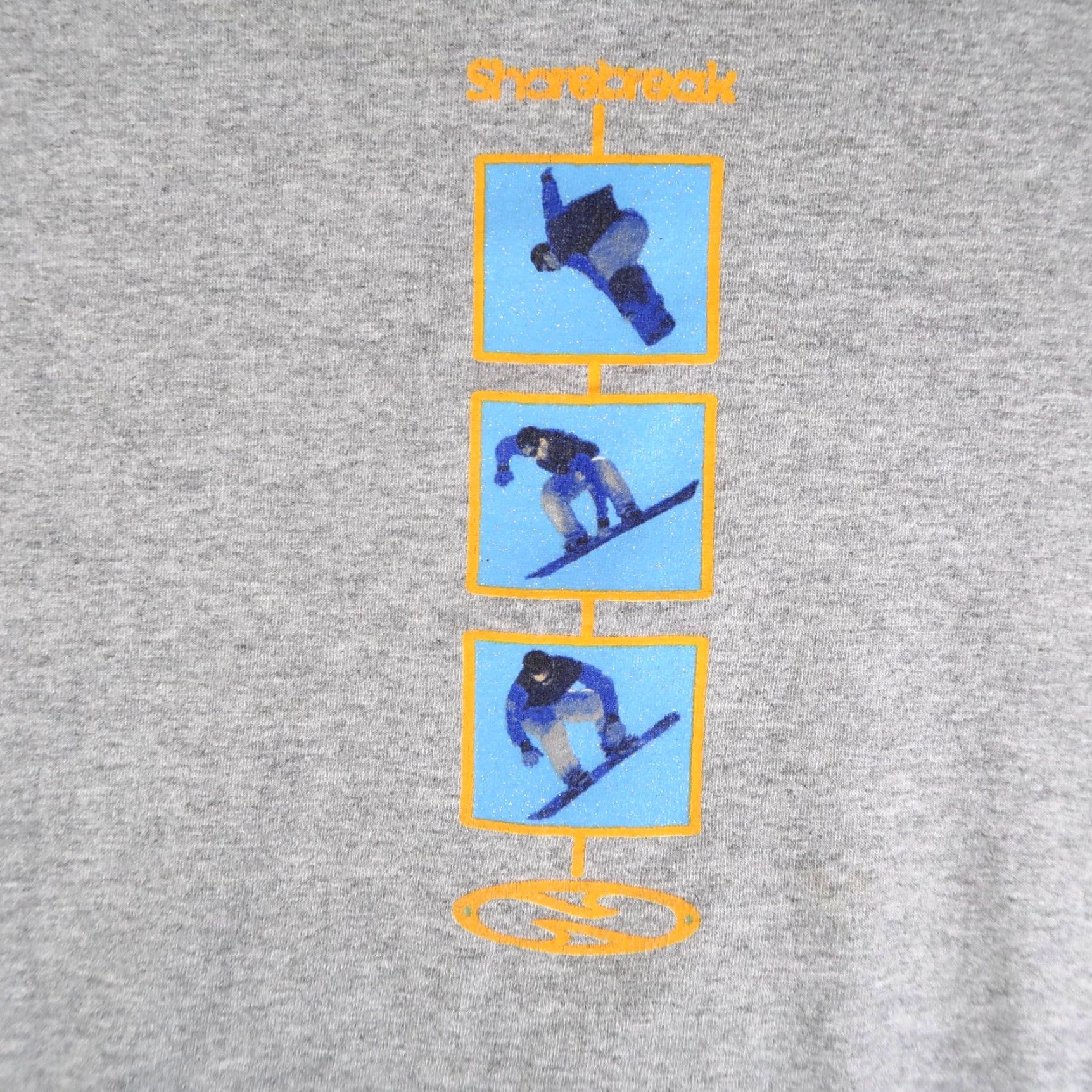 Vintage VINTAGE Shorebreak Shirt XL Gray 90s Logo Graphic Print Long Sleeve Men T-Shirt Size US XL / EU 56 / 4 - 3 Thumbnail