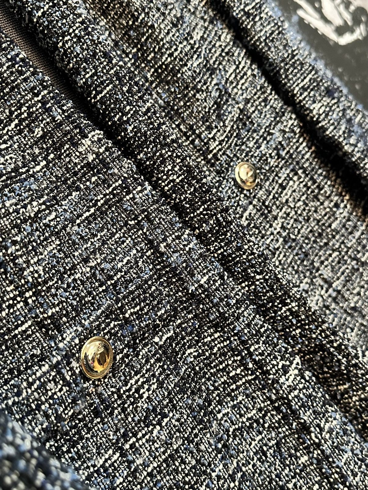Other Messini Womens Tweed Style Blazer Jacket Size XXL / US 16-18 / IT 52-54 - 4 Thumbnail