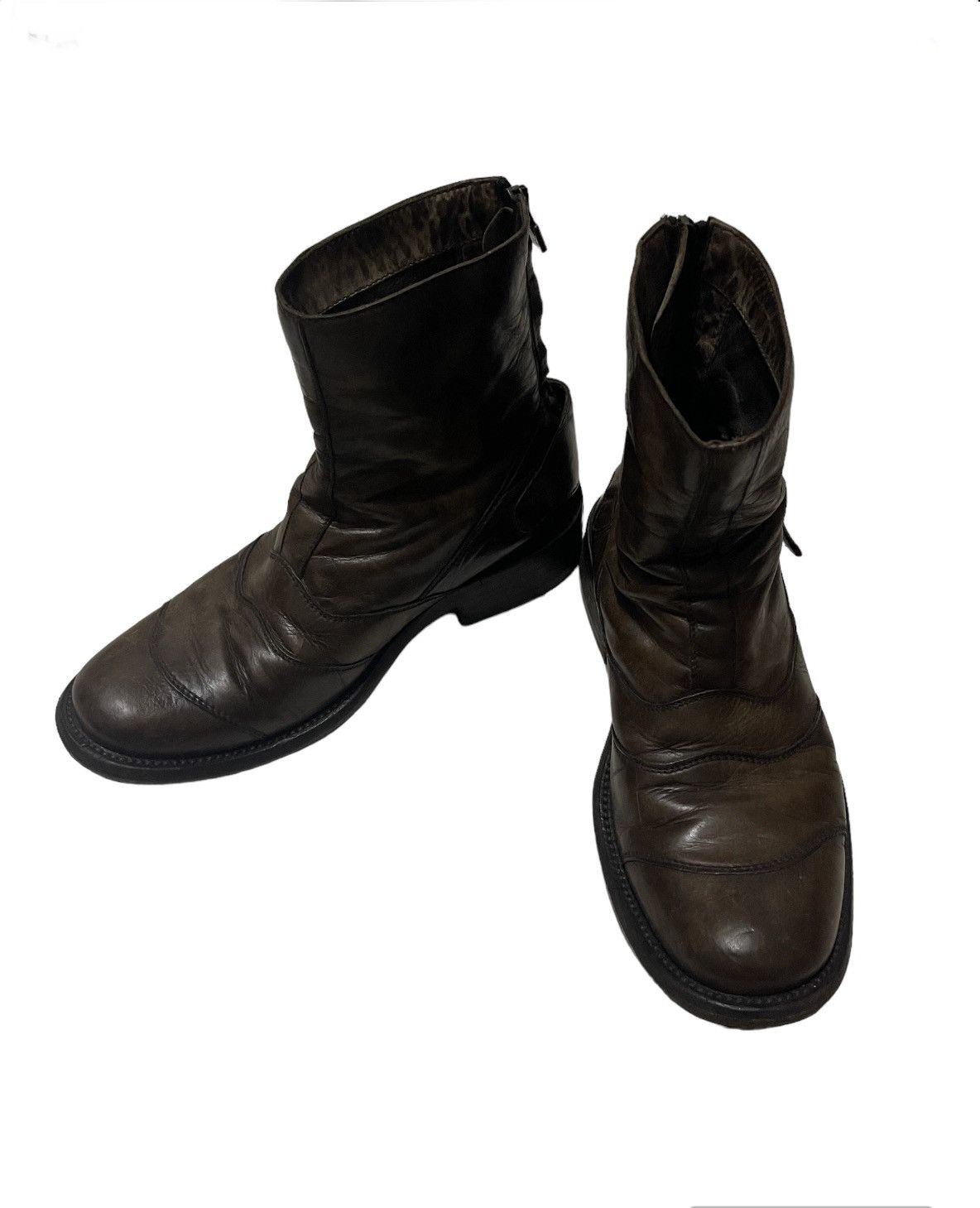 image of Belstaff Motorcycle Boots 9Us 8Uk Made In Italy Biker in Brown, Men's