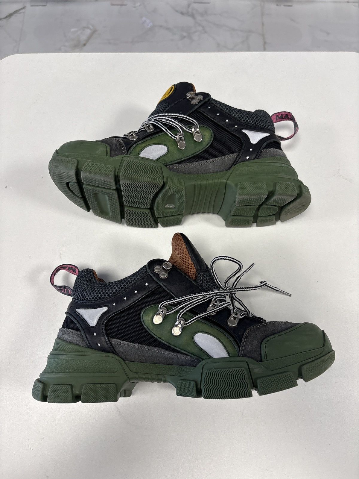 Gucci Gucci Flashtrek leather high trainers Size US 7 / EU 40 - 2 Thumbnail