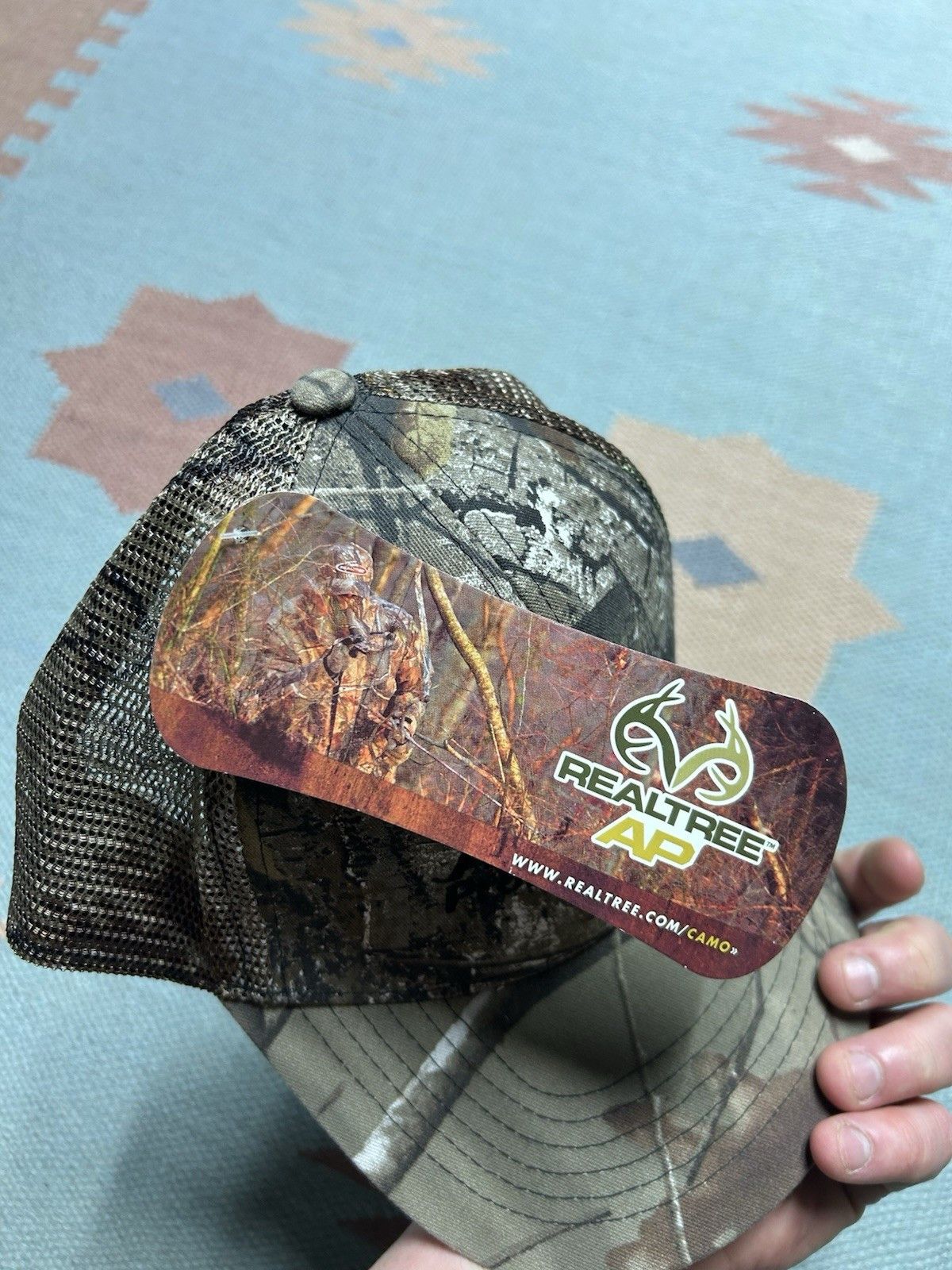 Vintage Advance Professional trucker hat realtree camo NWT DEADSTOCK Size ONE SIZE - 4 Thumbnail