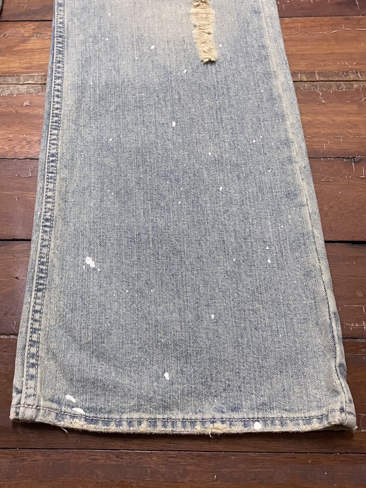 Japanese Brand Rare Design Vintage Brand Sneaker Fit Flared Jeans 2000s Size US 32 / EU 48 - 6 Thumbnail