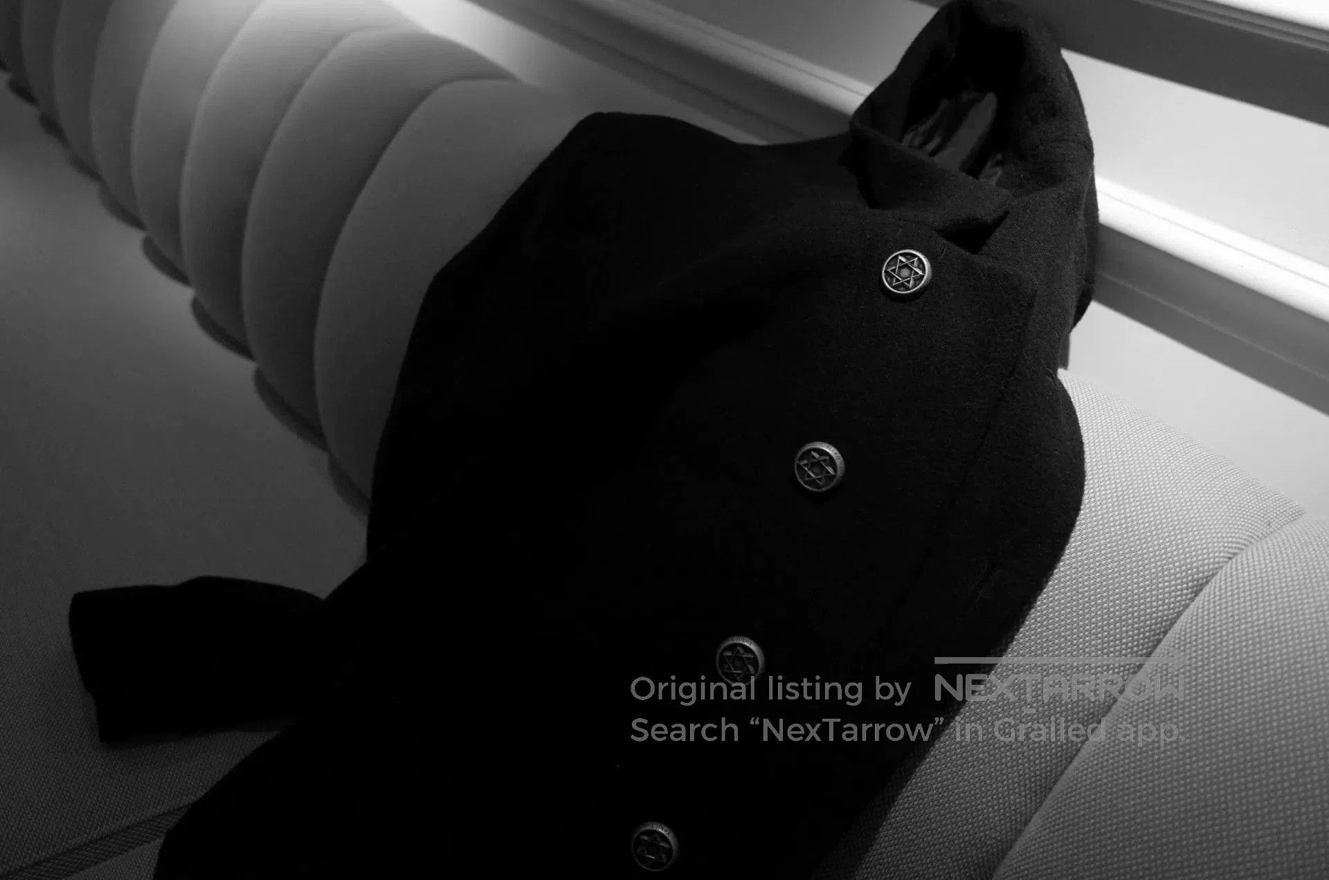 Yohji Yamamoto yohji yamamoto black jacket with silver buttons. Size US M / EU 48-50 / 2 - 6 Thumbnail