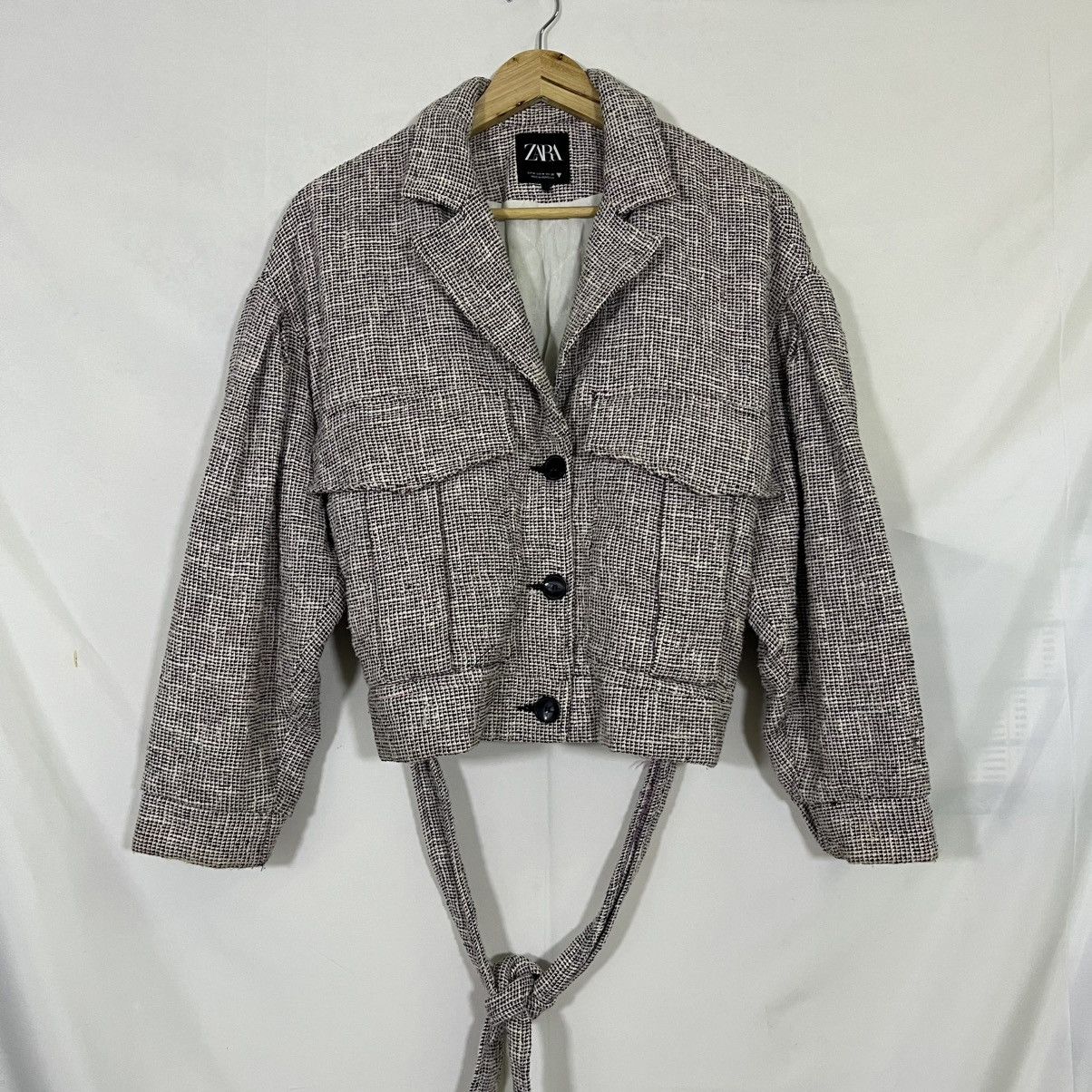 Zara ZARA CROPPED BOMBER STYLE JACKET Size M / US 6-8 / IT 42-44 - 1 Thumbnail