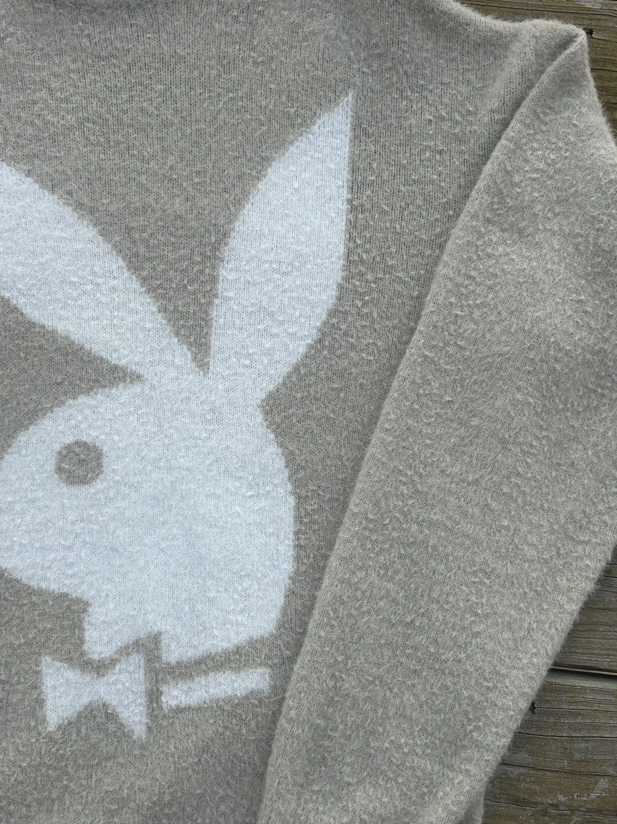 Pacsun × Playboy Playboy x PacSun Fuzzy Bunny Head Knit Sweater Size US S / EU 44-46 / 1 - 3 Thumbnail