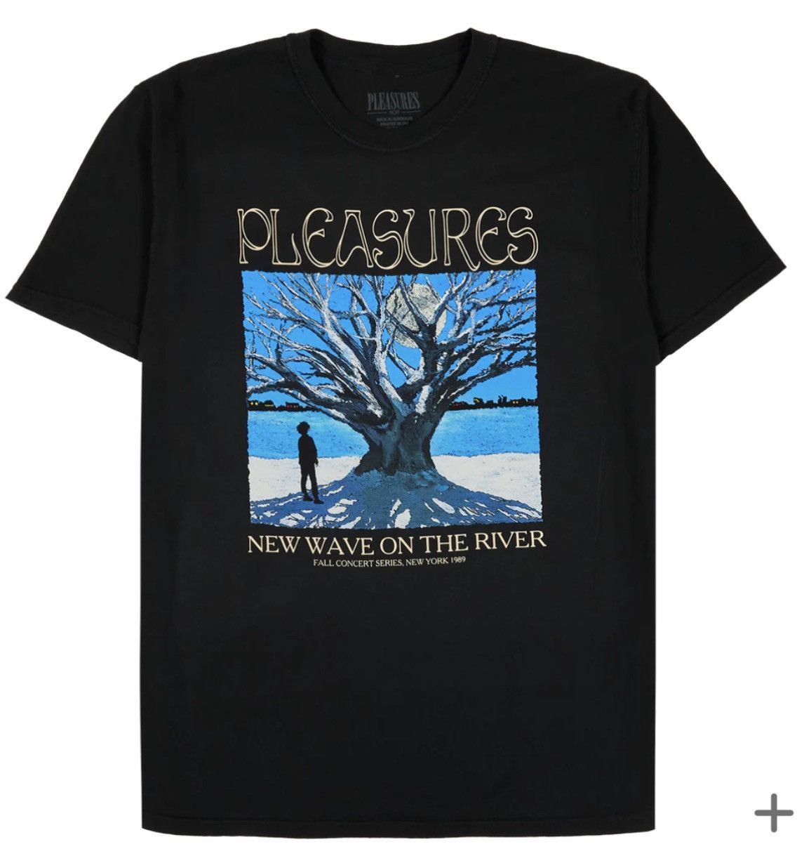 Pleasures Pleasures Men’s River Pigment Dyed Tee T-Shirt Brand New DS Size US XL / EU 56 / 4 - 1 Thumbnail