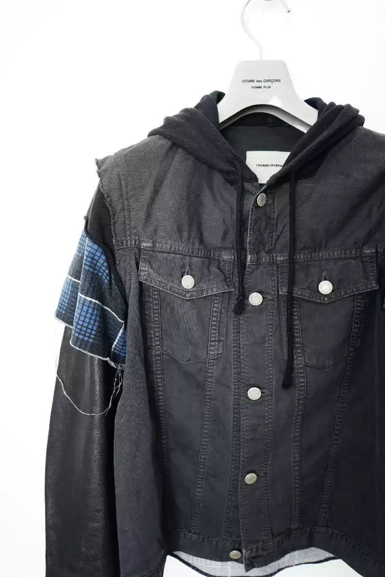 Undercover undercover denim jacket with leather sleeves Size US M / EU 48-50 / 2 - 4 Thumbnail