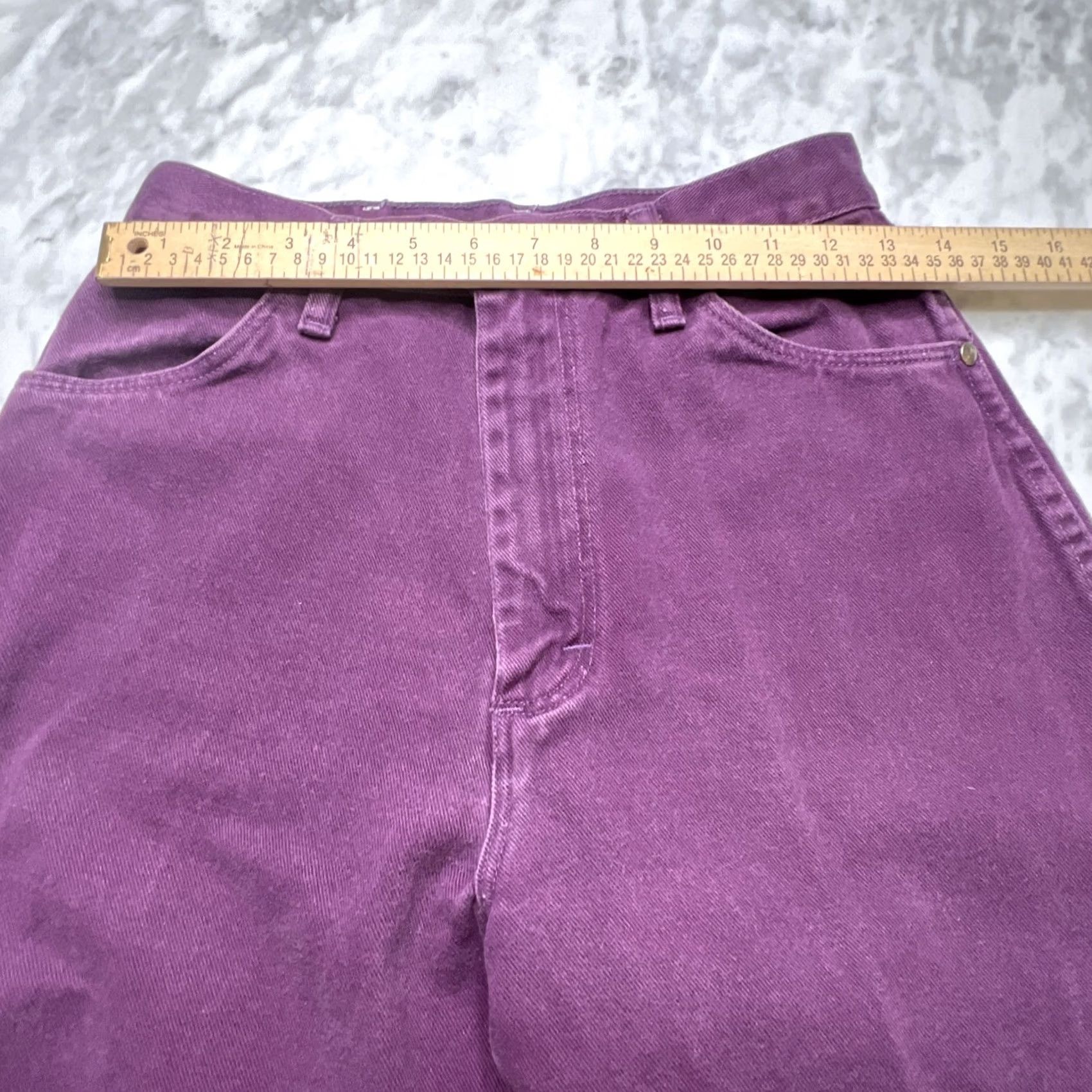 Wrangler VINTAGE Wrangler Bareback Jeans Purple Women’s 7/8x 30 Cotton Southwestern 12NBPKB Size 28" / US 6 / IT 42 - 6 Thumbnail