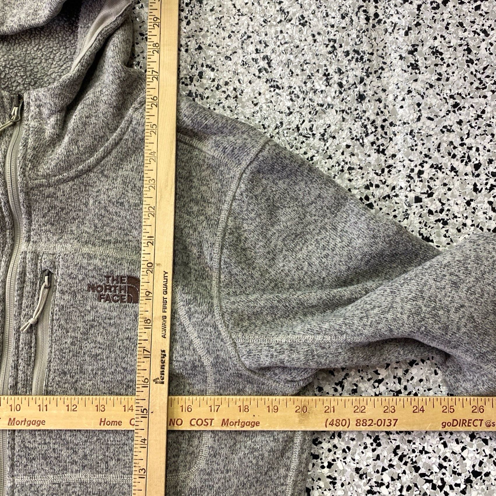 The North Face The North Face Hoodie Mens M Cream Zip Up Fleece Sweatshirt Size US M / EU 48-50 / 2 - 3 Thumbnail
