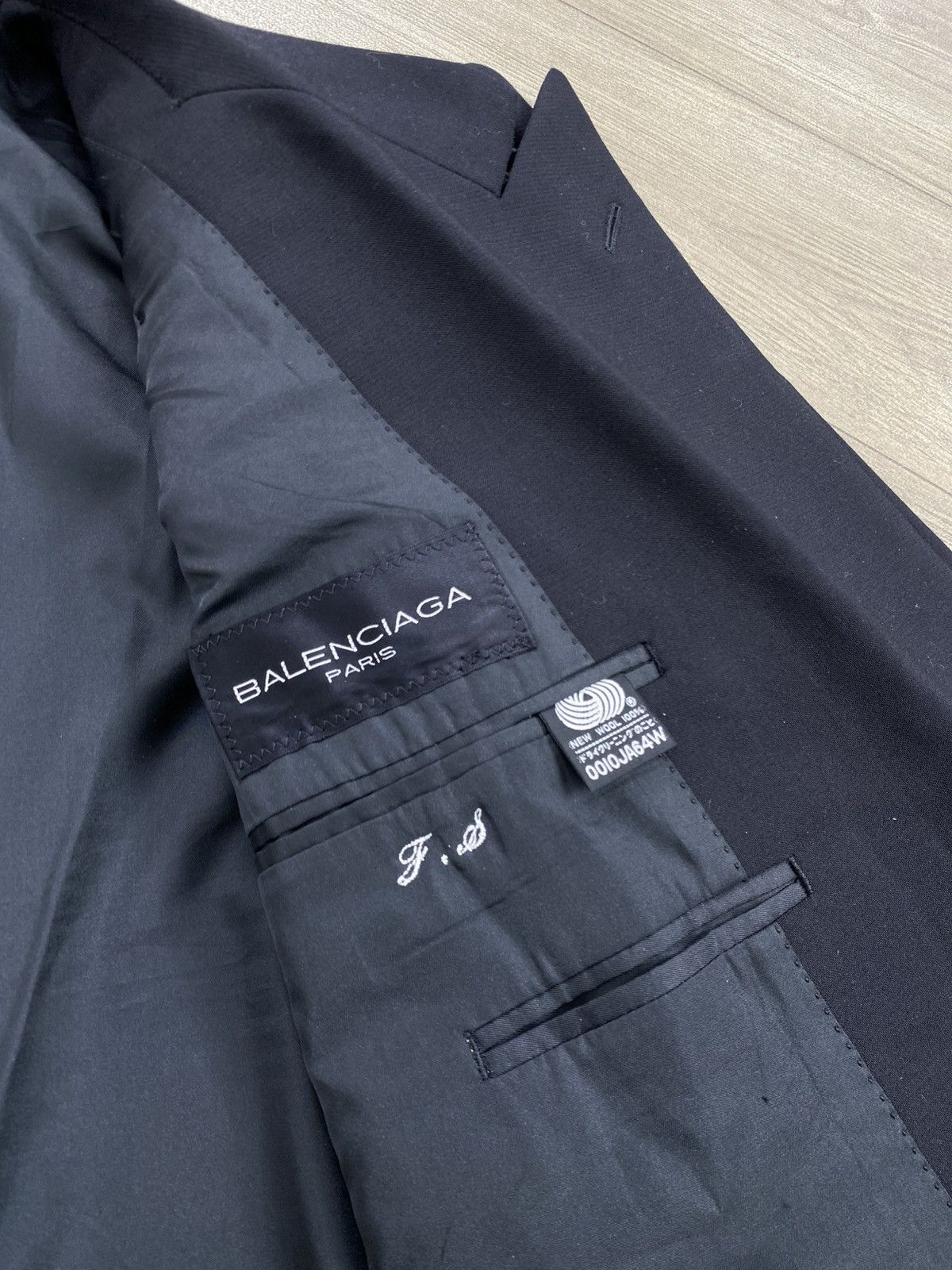 Balenciaga Vintage Balenciaga Paris Blazers Coat Wool Jacket Luxury Size 40R - 11 Thumbnail