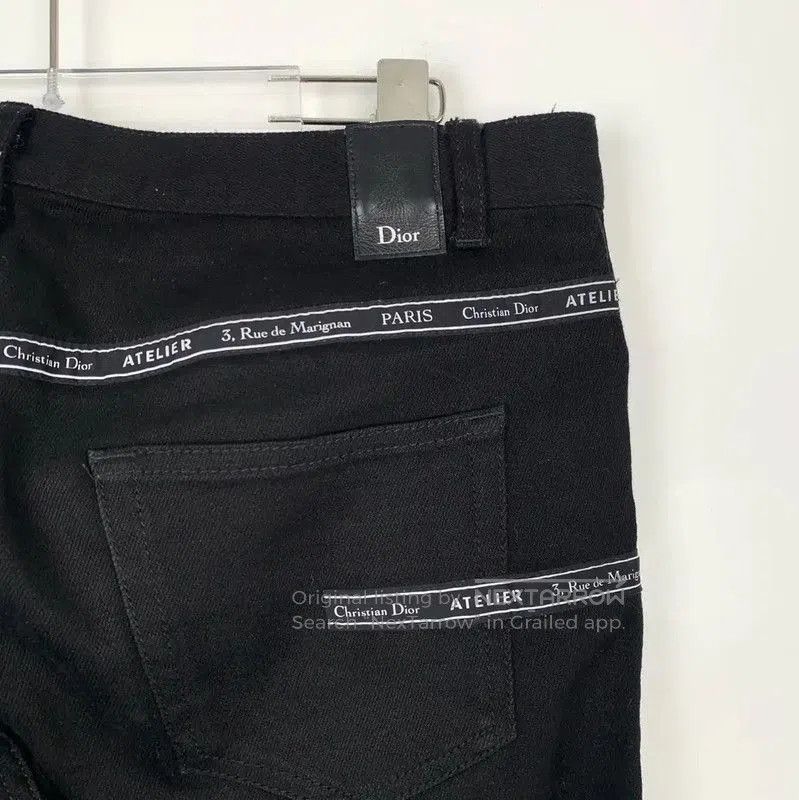 Dior Dior Men's Casual Black Cotton Pants . Size US 26 / EU 42 - 5 Thumbnail