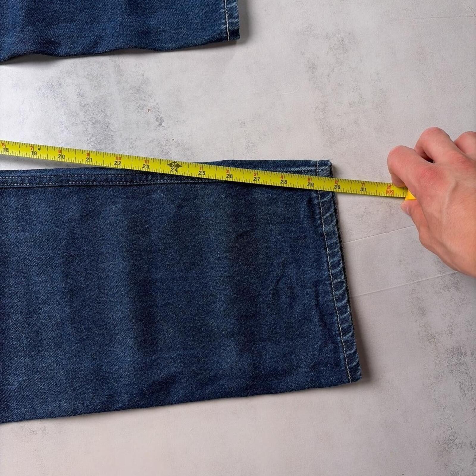 Levi's Y2K Blue Levi’s Silvertab Straight Denim Jeans Size US 34 / EU 50 - 7 Thumbnail