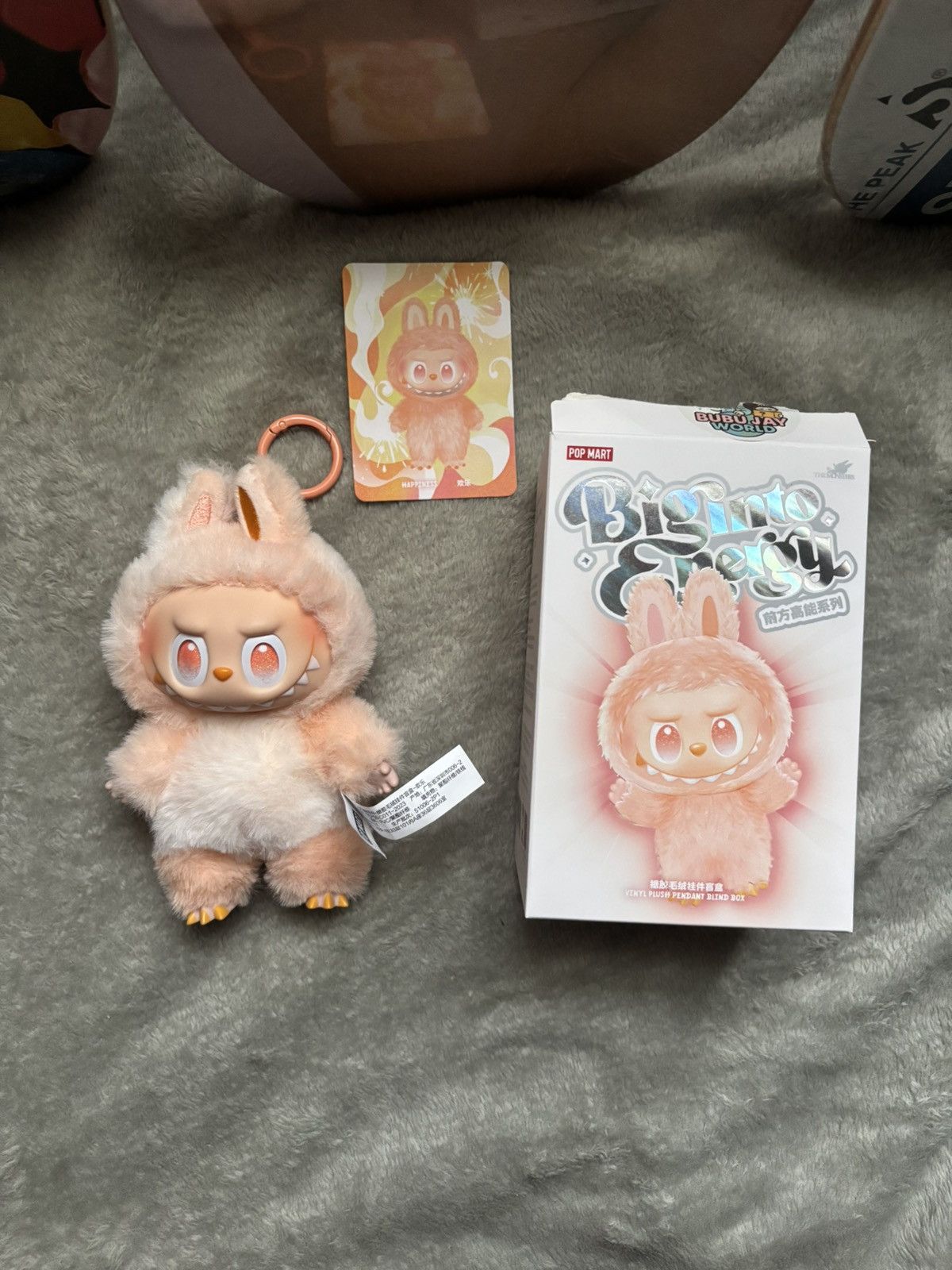POP MART POPMART Big Into Energy Labubu (HAPPINESS) Size ONE SIZE - 2 Thumbnail