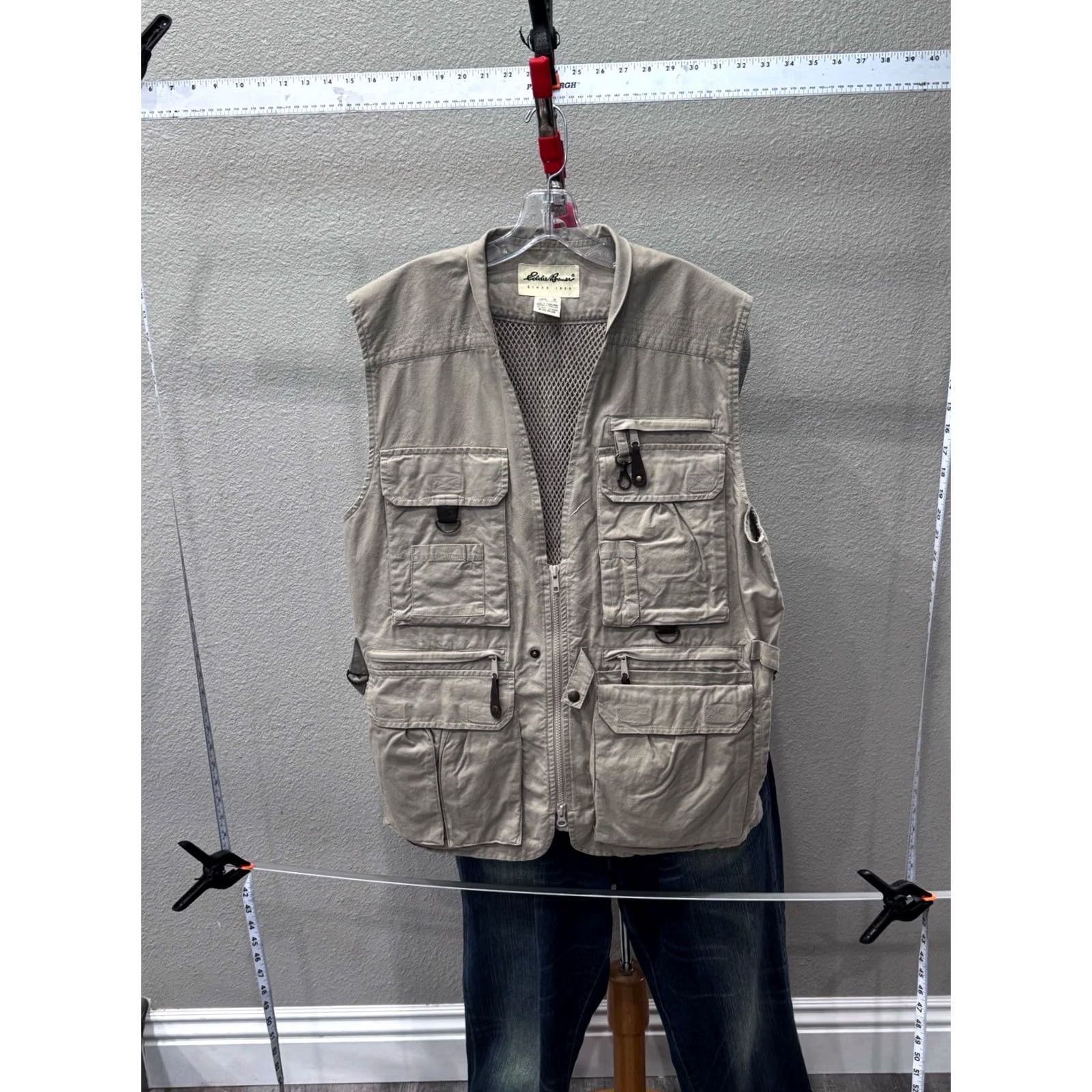 Eddie Bauer Eddie Bauer Thick Multi Pocket Fishing Sporting VEST Medium M Mens Size US M / EU 48-50 / 2 - 2 Thumbnail