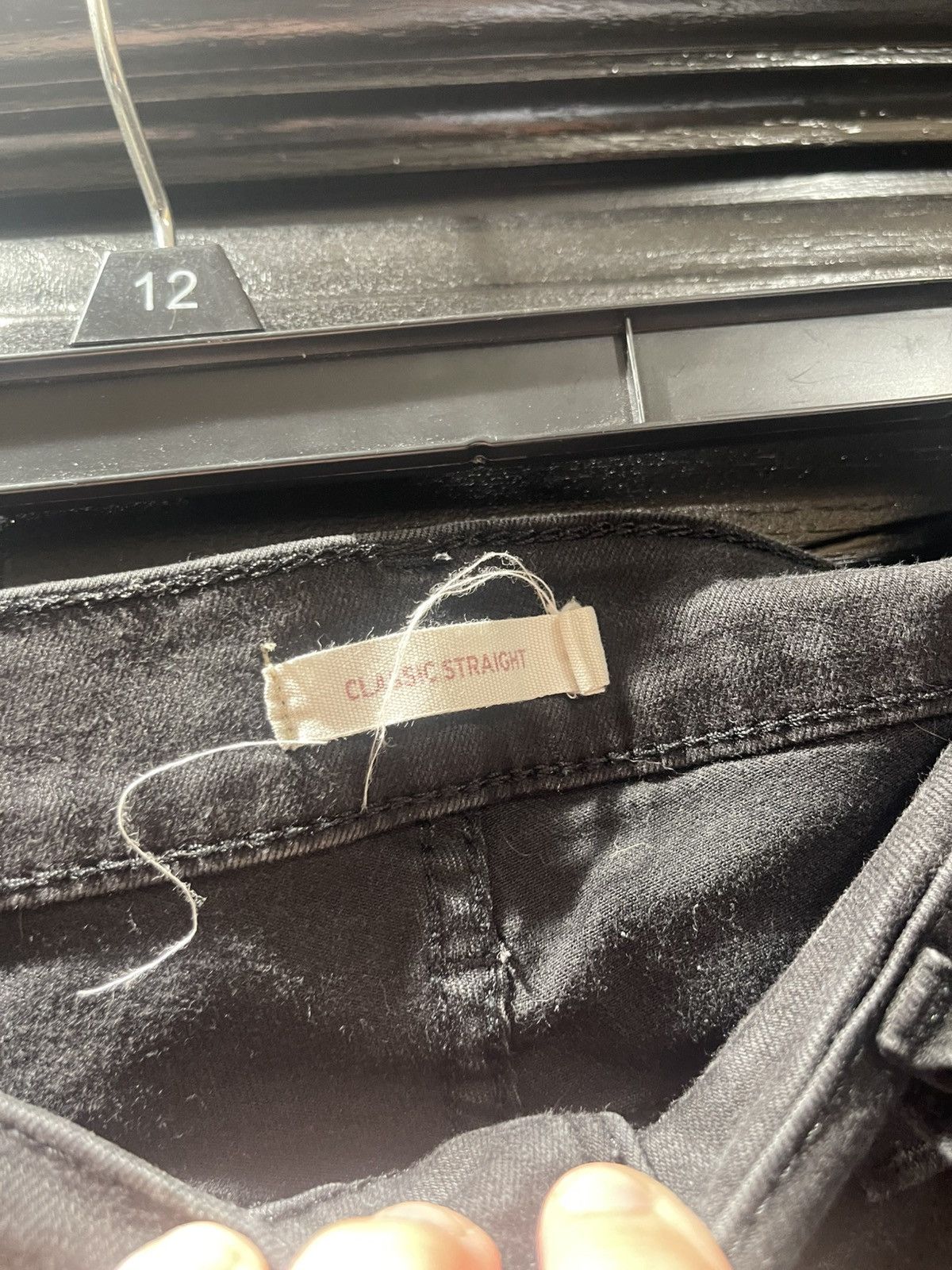 Levi's Levi's Classic Straight Jeans Women's Size 14 Black Denim Size 36" / US 14 / IT 50 - 2 Thumbnail
