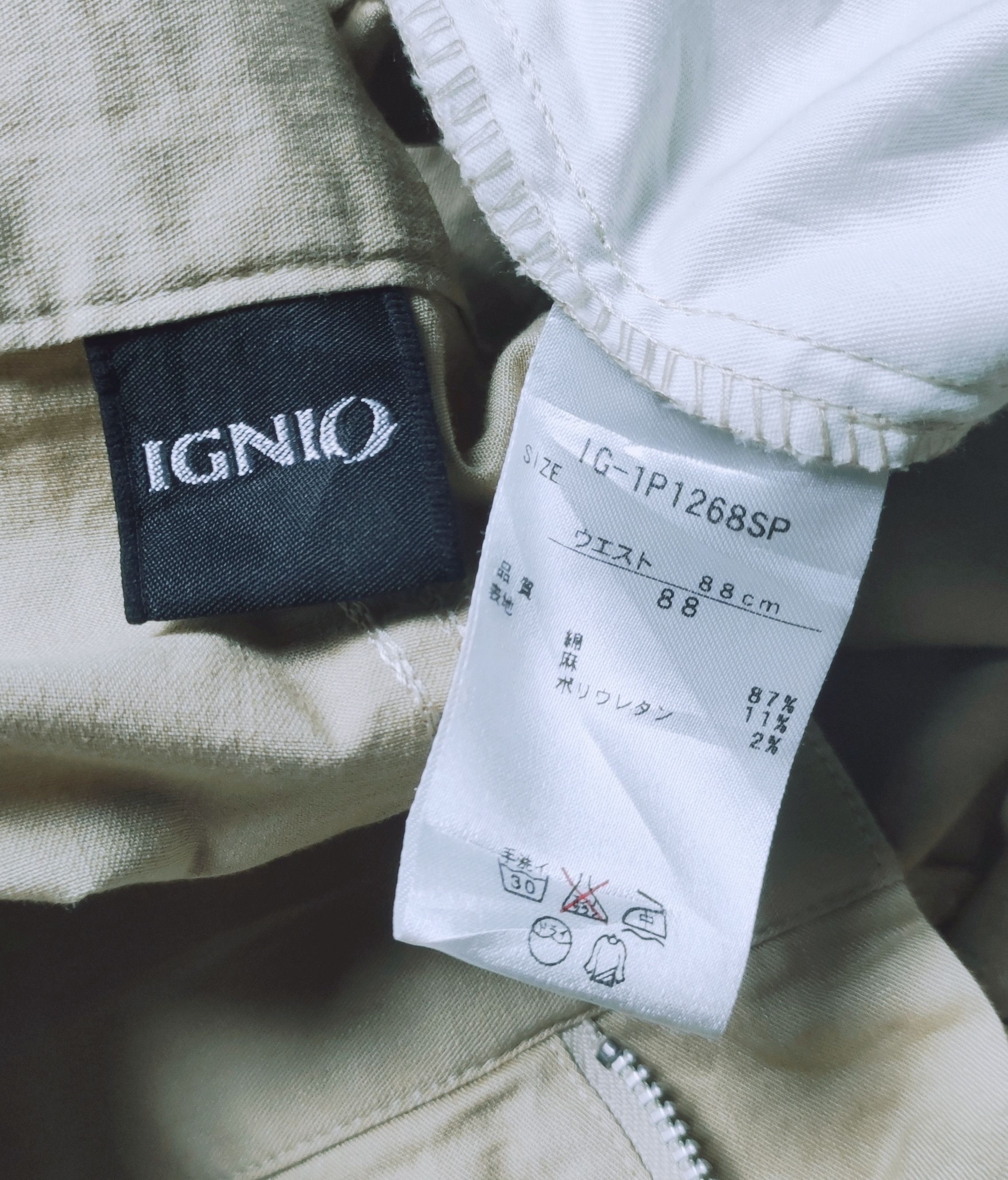 Japanese Brand Ignio Multipocket Cargo Outdoor Casual 3/4 Pants Size US 34 / EU 50 - 5 Thumbnail