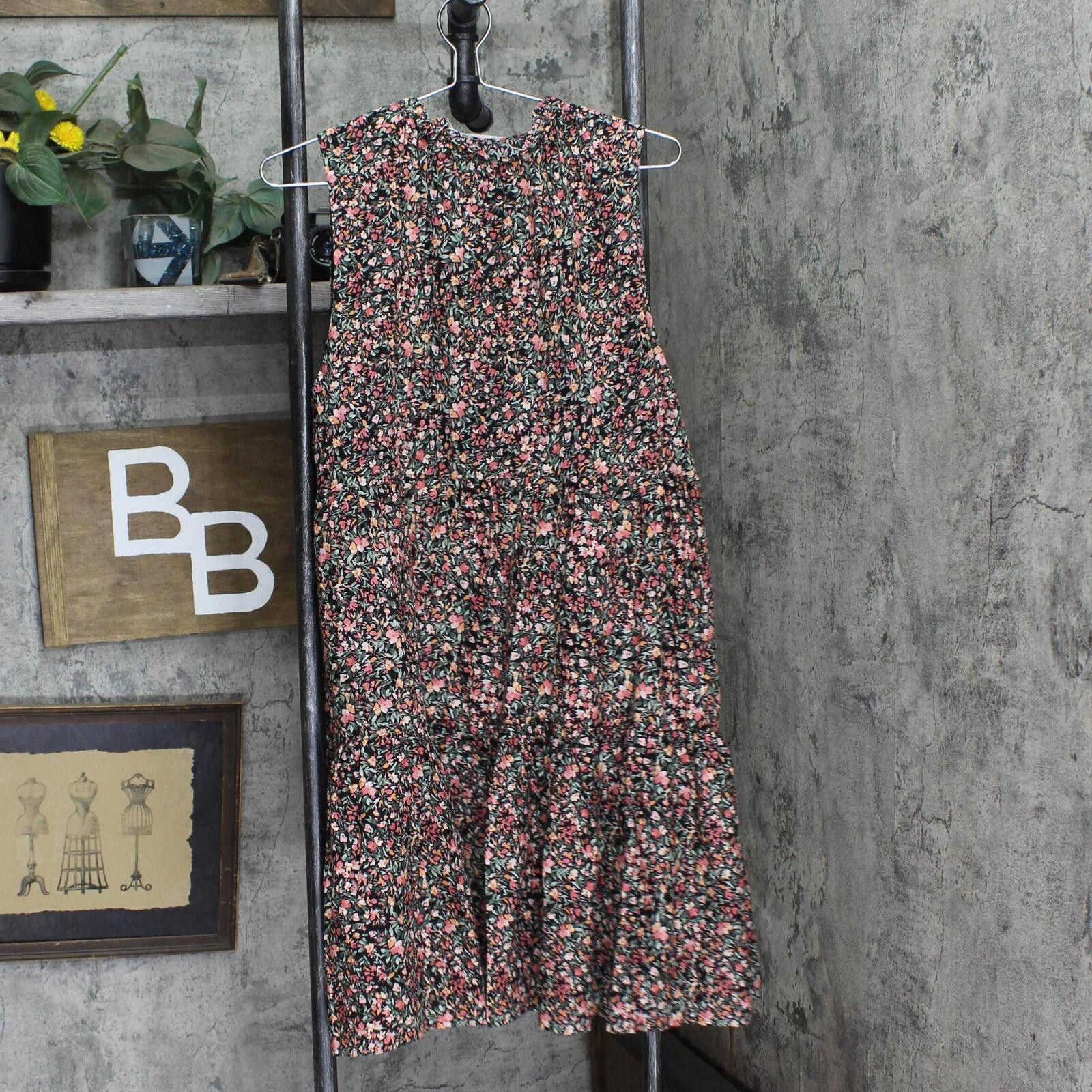 Other NEW Bb Dakota Tiered A-Line Dress BL28140W Black Multi L Size L / US 10 / IT 46 - 2 Thumbnail
