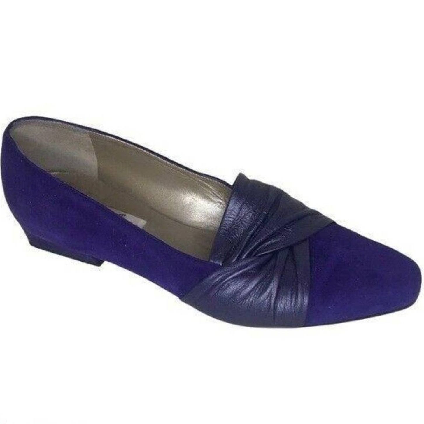 Other Via Garda Purple Leather Slip-On Loafers Made in Italy 7 Size US 7 / IT 37 - 5 Thumbnail