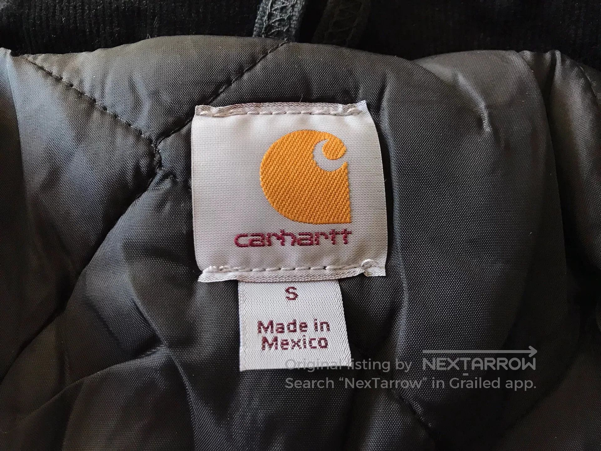 Carhartt Carhartt J002 BLK Canvas Work Jacket. Size US S / EU 44-46 / 1 - 7 Thumbnail