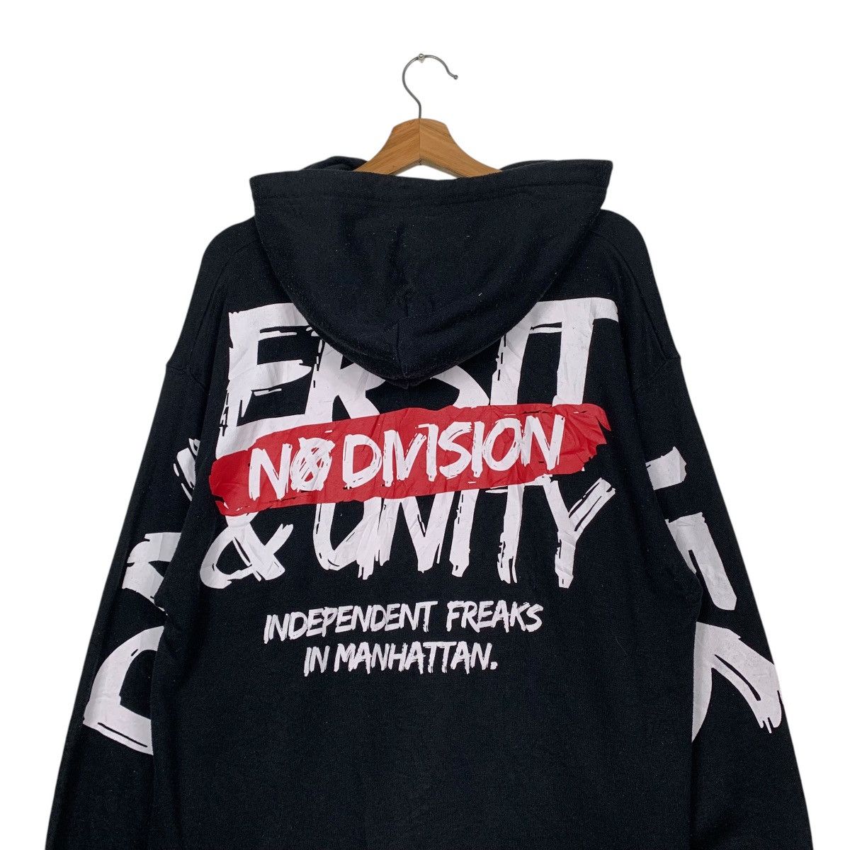 Japanese Brand B One Soul No Division Pullover Hoodie Size US XL / EU 56 / 4 - 8 Thumbnail