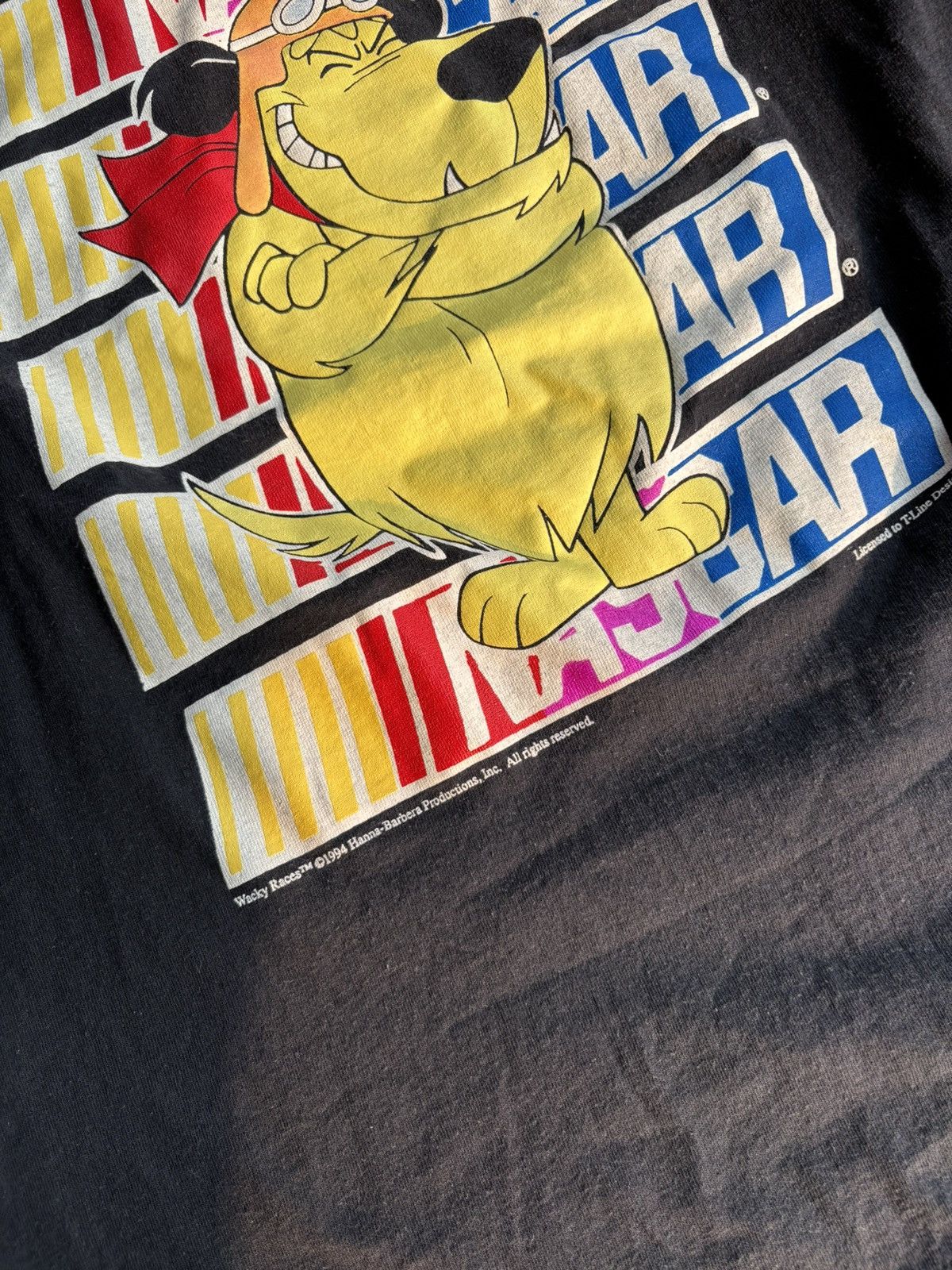 NASCAR Crazy 1994 Wacky Races Hanna Barbera Nascar Longsleeve Size US L / EU 52-54 / 3 - 4 Thumbnail