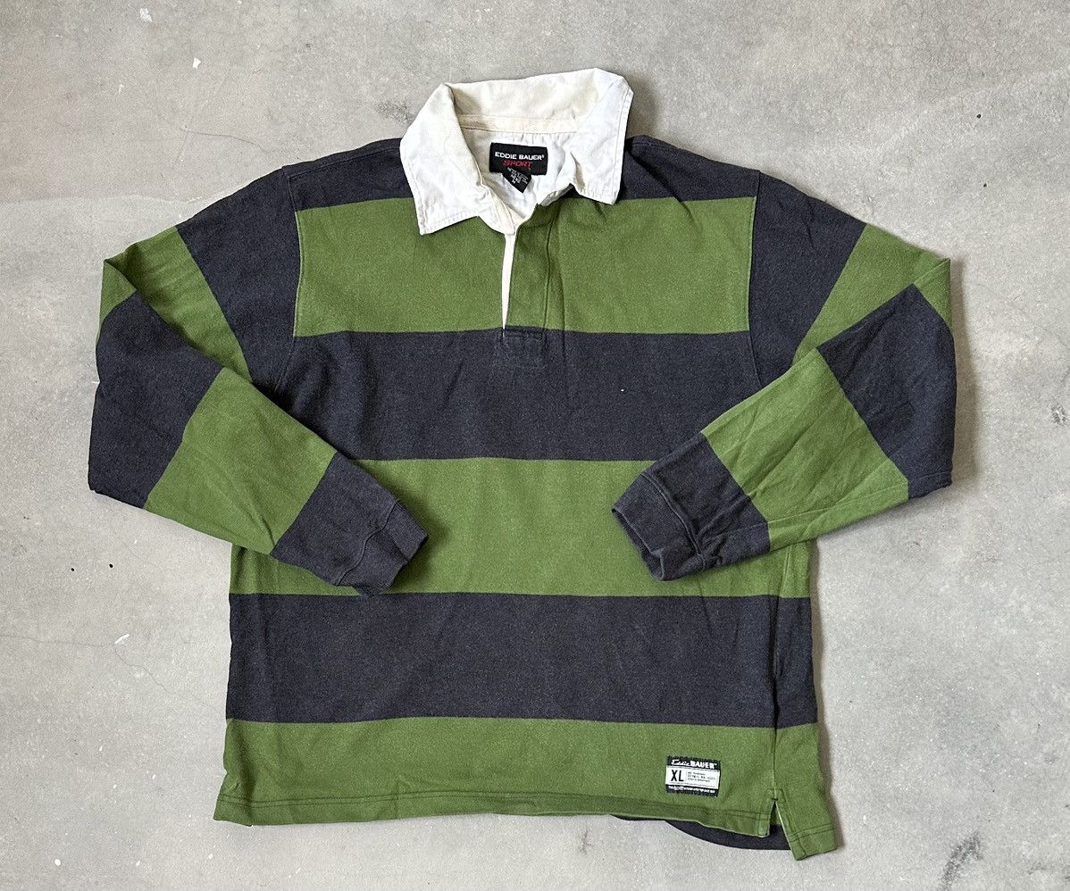 Eddie Bauer VINTAGE EDDIE BAUER SPORT POLO RUGBY Size US M / EU 48-50 / 2 - 1 Thumbnail