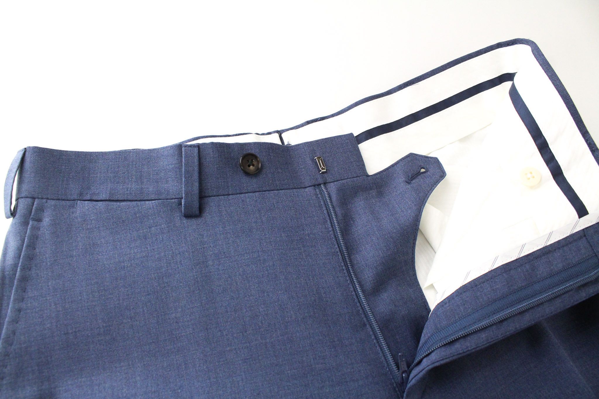 Suitsupply NAPOLI UK32R Blue 2-Piece Traceable Wool S110s 72243 Size 34S - 12 Thumbnail