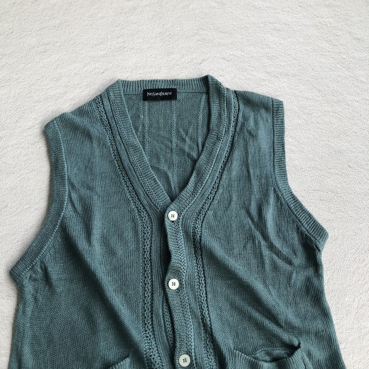 Yves Saint Laurent Yves saint laurent knitted vest Size M / US 6-8 / IT 42-44 - 7 Thumbnail