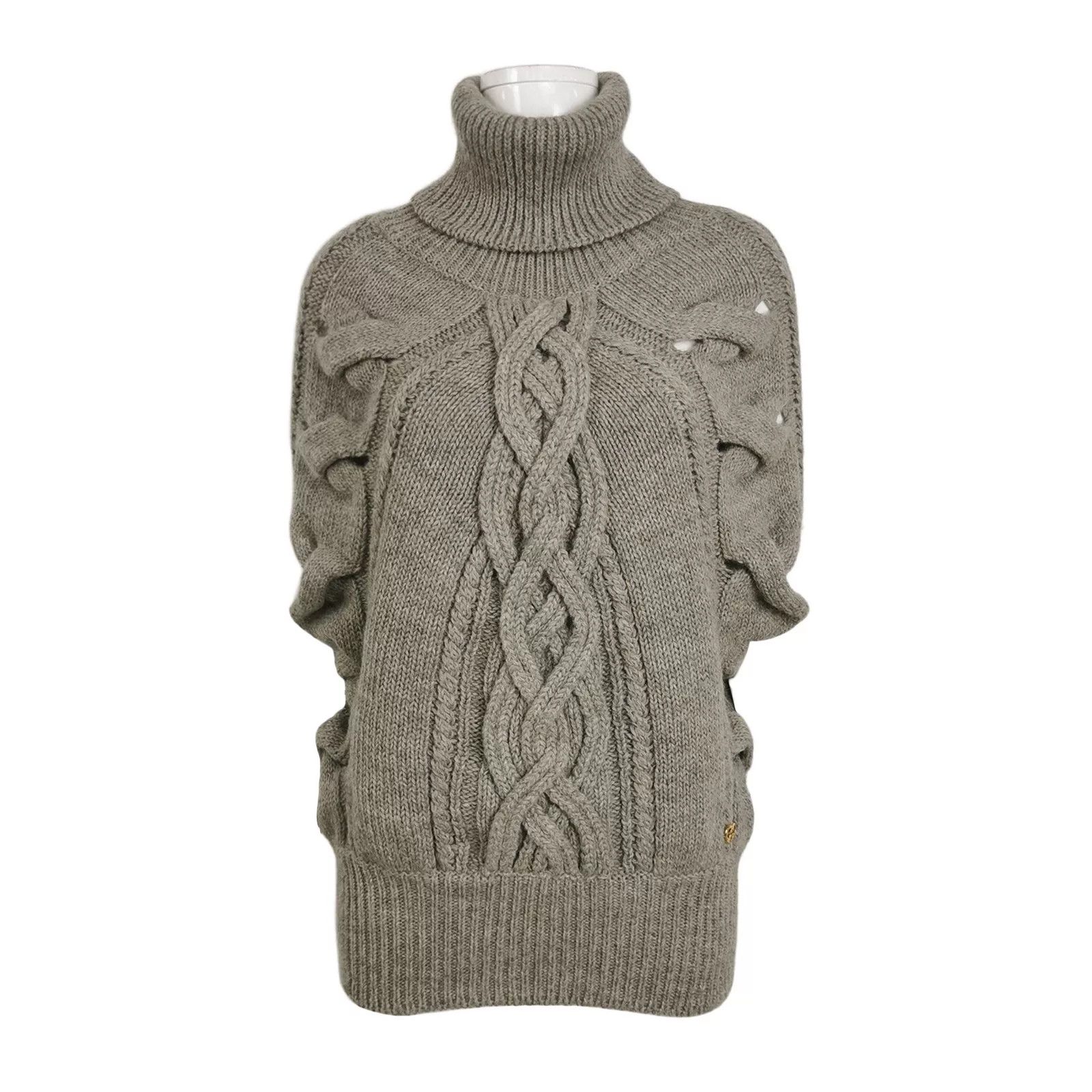 Gucci Gucci Wool Alpaca Blend Solid Turtleneck Sweater S Size US S / EU 44-46 / 1 - 1 Thumbnail