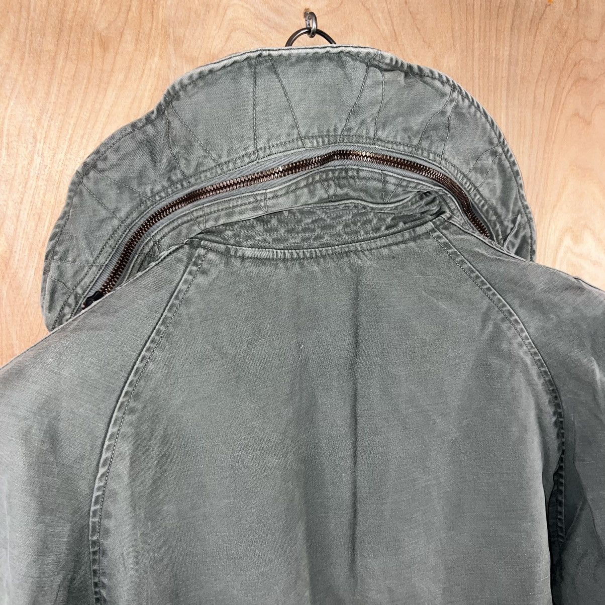 Vintage VINTAGE 50s MEN’S USAF COTTON SATEEN HOODED JACKET Size US L / EU 52-54 / 3 - 6 Thumbnail