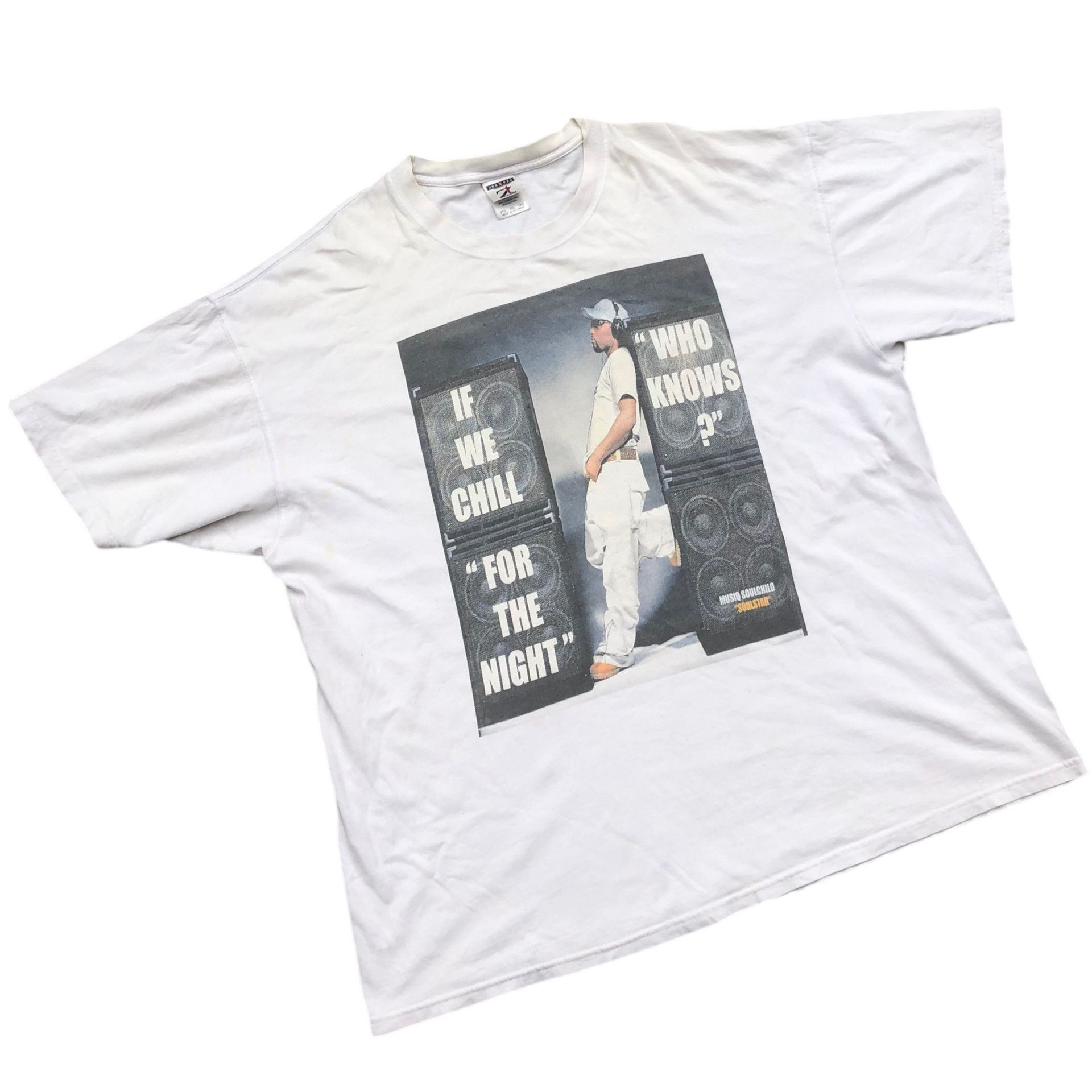 Rap Tees 🔥Vintage Y2K 03' MUSIQ SOULCHILD 'Soulstar' T-Shirt Raptees Size US XXL / EU 58 / 5 - 1 Thumbnail