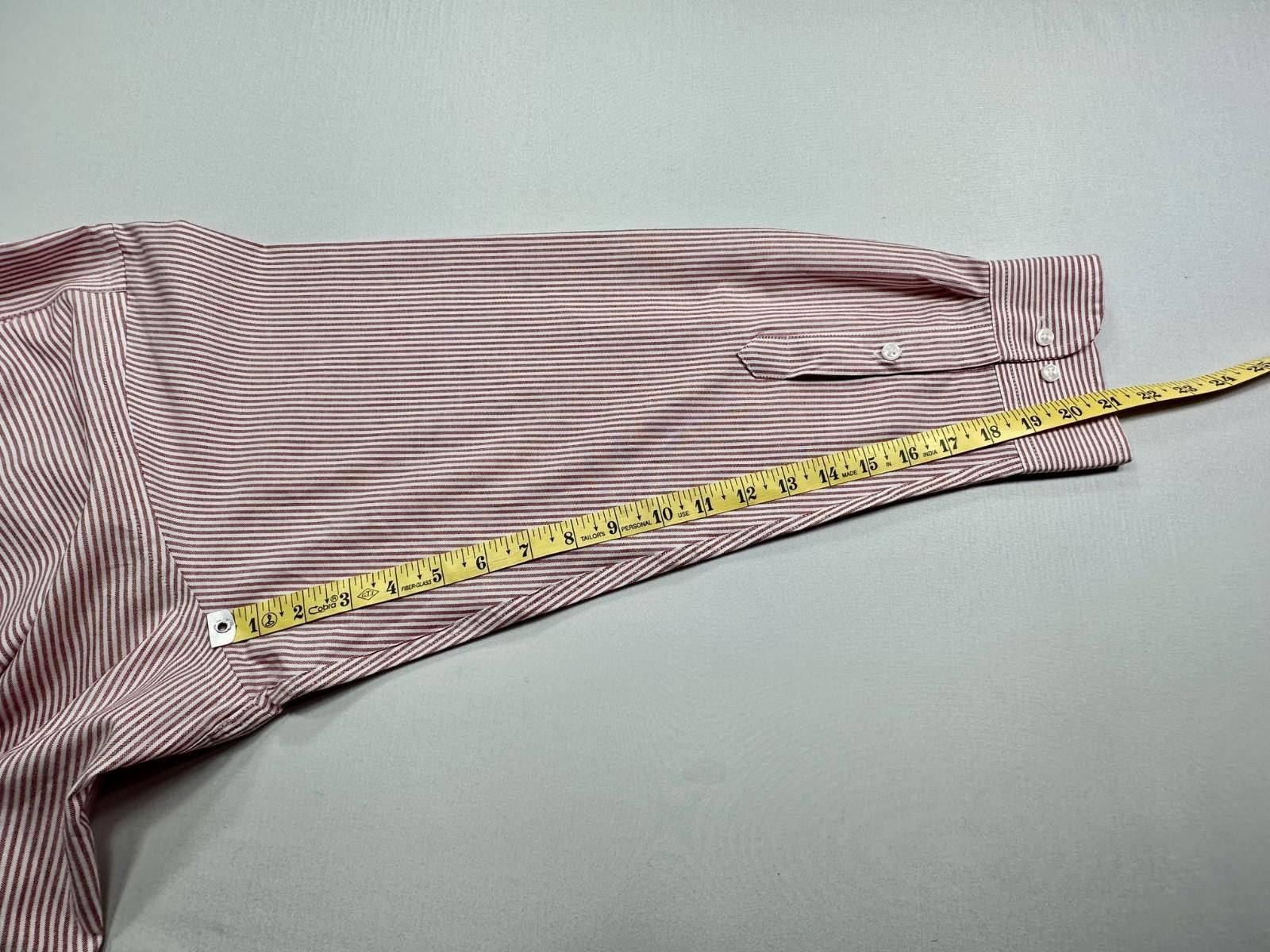 Club Room Club Room Performance Regular Fit Striped Red Men's XL Size 44R - 5 Thumbnail